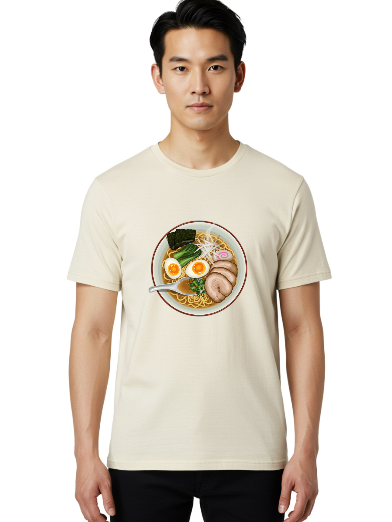 Ramen-Bowl-1 Men'S Graphic Tee, 100% Cotton, Comfortable Casual Summer Wear, Machine Washable, Vintage Camera, Old Camera, Antique Camera, Black Camera, Classic Photography, Photography Equipment, Nostalgic Device, Film Camera, Camera Art Ban272