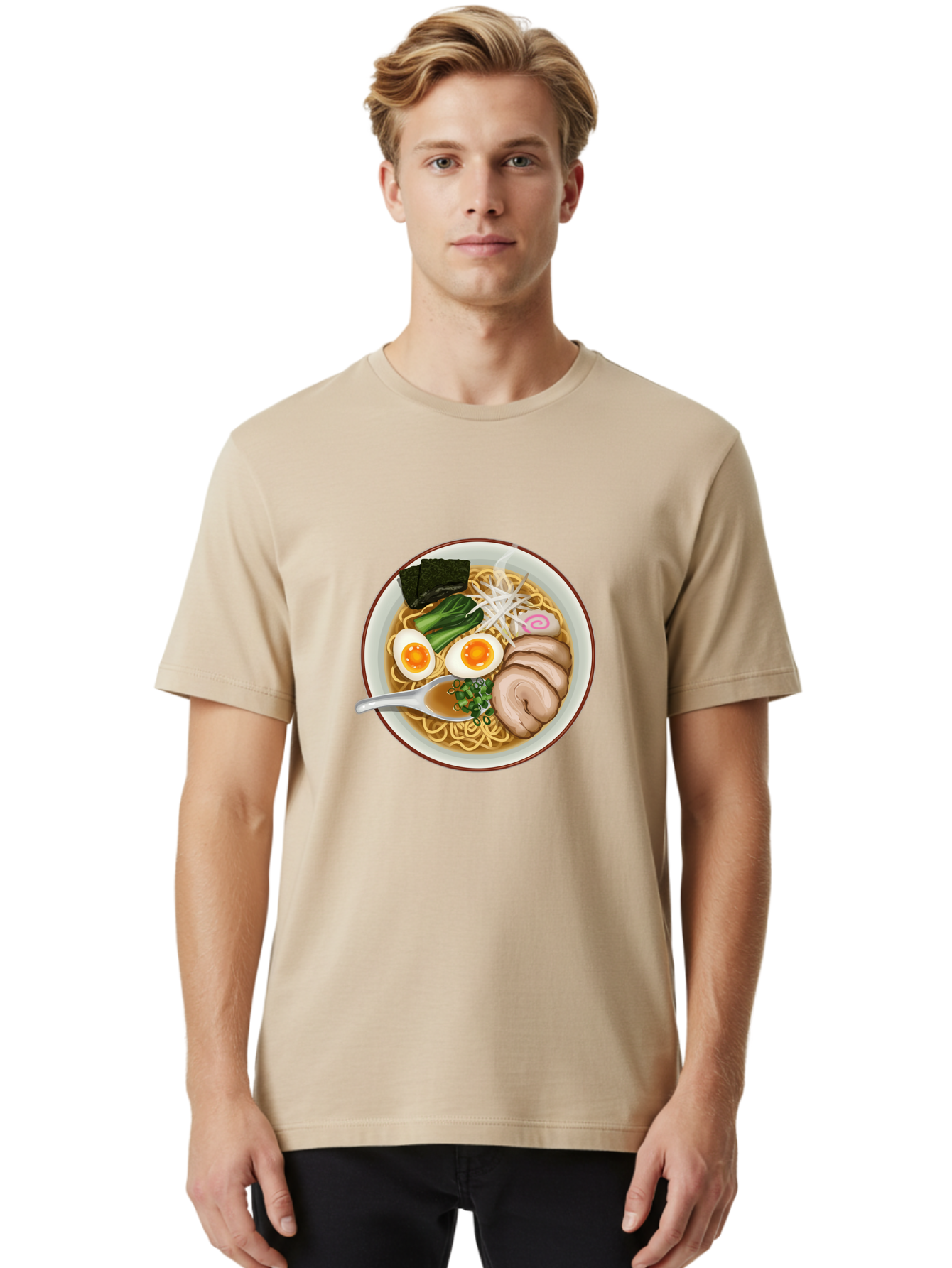 Ramen-Bowl-1 Men'S Graphic Tee, 100% Cotton, Comfortable Casual Summer Wear, Machine Washable, Vintage Camera, Old Camera, Antique Camera, Black Camera, Classic Photography, Photography Equipment, Nostalgic Device, Film Camera, Camera Art Ban272