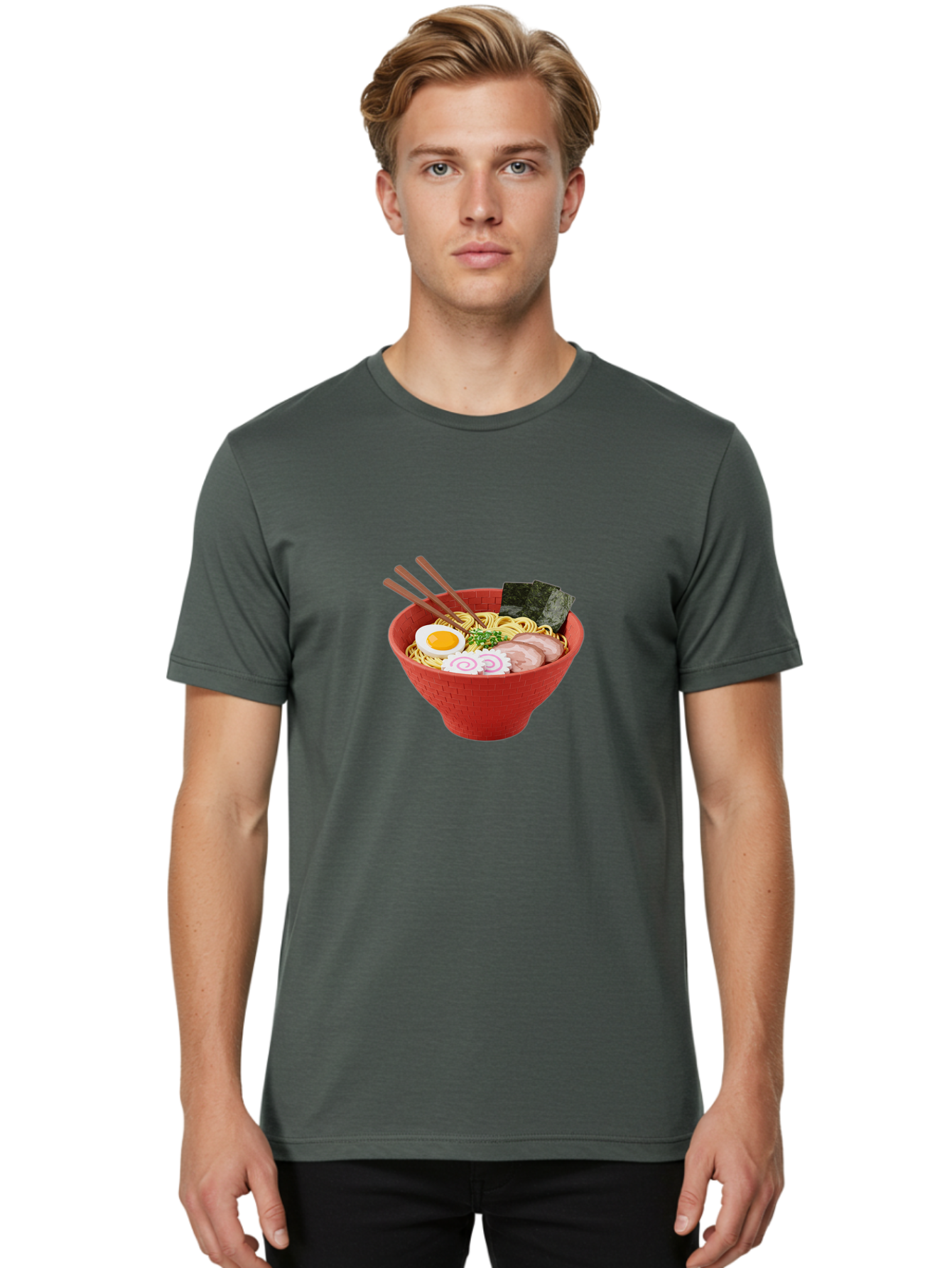 Ramen-Bowl-2 Men'S Graphic Tee, 100% Cotton, Comfortable Casual Summer Wear, Machine Washable, Vintage Camera, Old Camera, Antique Camera, Black Camera, Classic Photography, Photography Equipment, Nostalgic Device, Film Camera, Camera Art Ban273