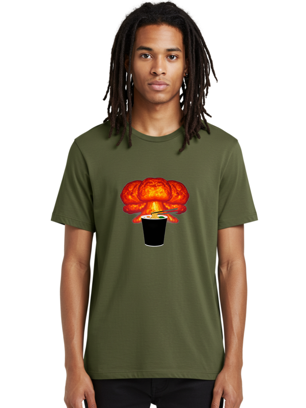 Ramen-Explosion Men'S Graphic Tee, 100% Cotton, Comfortable Casual Summer Wear, Machine Washable, Vintage Camera, Old Camera, Antique Camera, Black Camera, Classic Photography, Photography Equipment, Nostalgic Device, Film Camera, Camera Art Ban275