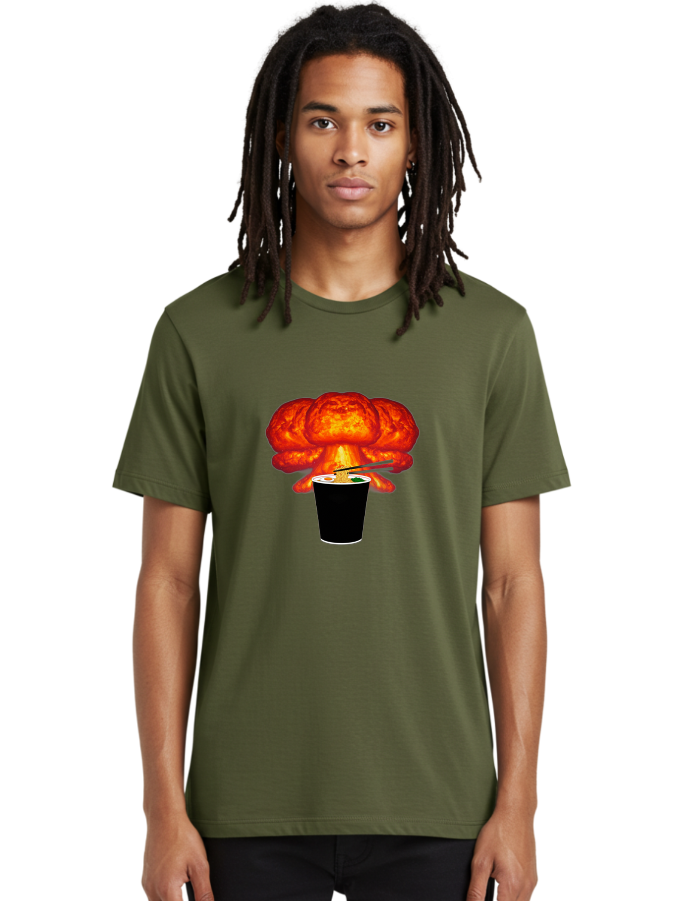 Ramen-Explosion Men'S Graphic Tee, 100% Cotton, Comfortable Casual Summer Wear, Machine Washable, Vintage Camera, Old Camera, Antique Camera, Black Camera, Classic Photography, Photography Equipment, Nostalgic Device, Film Camera, Camera Art Ban275