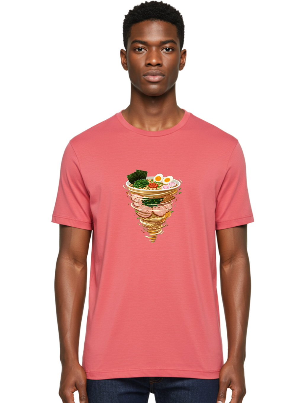 Ramen-Noodle-Swirl-1 Men'S Graphic Tee, 100% Cotton, Comfortable Casual Summer Wear, Machine Washable, Vintage Camera, Old Camera, Antique Camera, Black Camera, Classic Photography, Photography Equipment, Nostalgic Device, Film Camera, Ban280