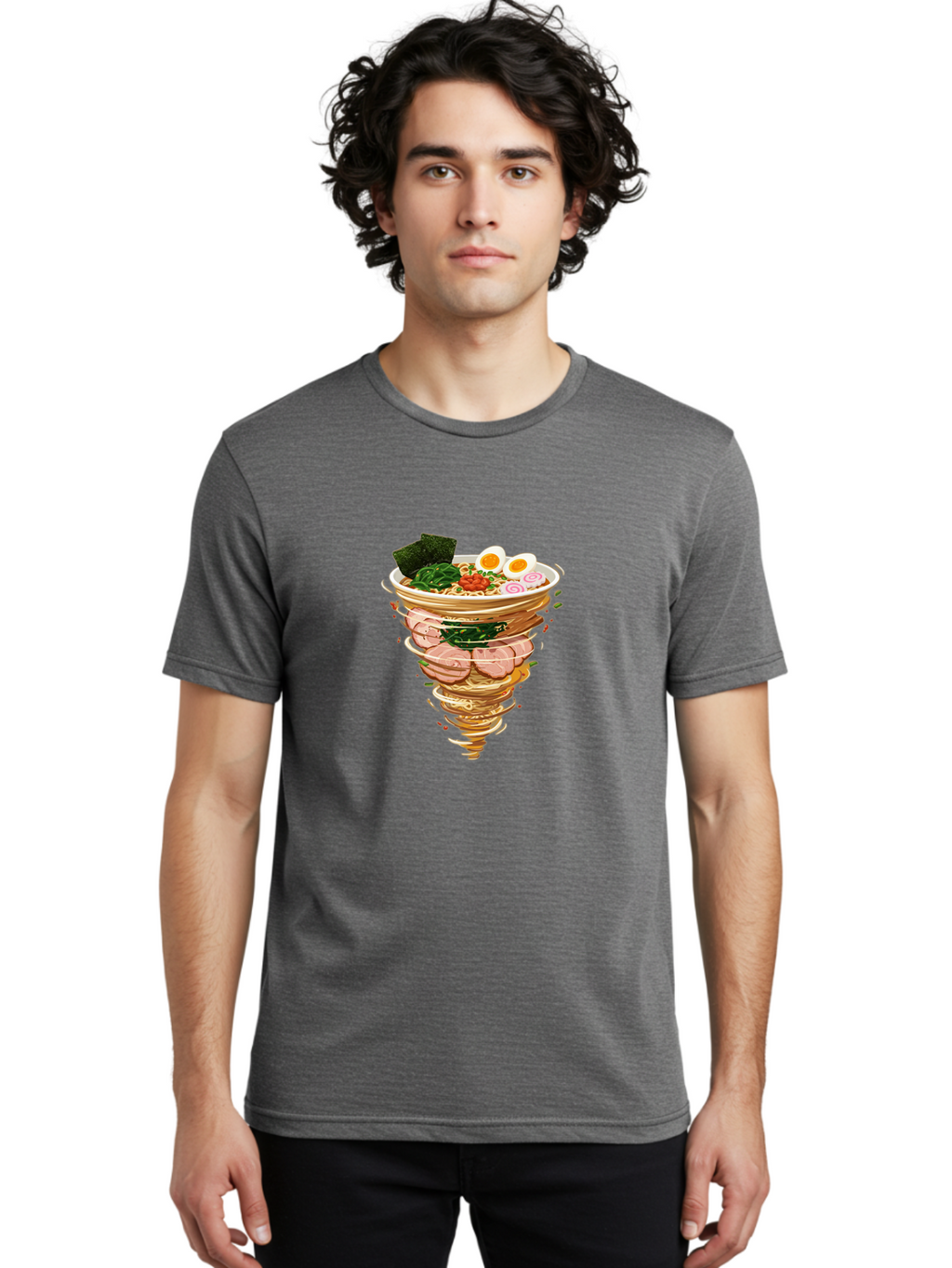 Ramen-Noodle-Swirl-1 Men'S Graphic Tee, 100% Cotton, Comfortable Casual Summer Wear, Machine Washable, Vintage Camera, Old Camera, Antique Camera, Black Camera, Classic Photography, Photography Equipment, Nostalgic Device, Film Camera, Ban280