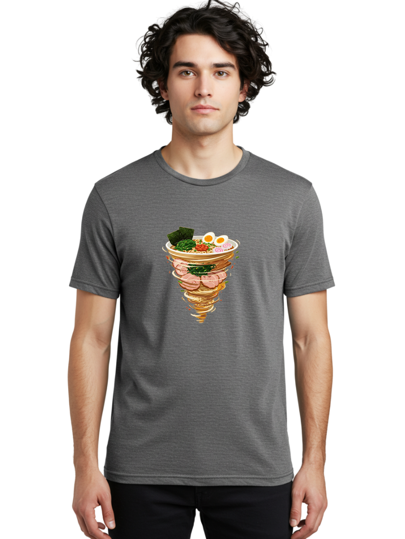 Ramen-Noodle-Swirl-1 Men'S Graphic Tee, 100% Cotton, Comfortable Casual Summer Wear, Machine Washable, Vintage Camera, Old Camera, Antique Camera, Black Camera, Classic Photography, Photography Equipment, Nostalgic Device, Film Camera, Ban280