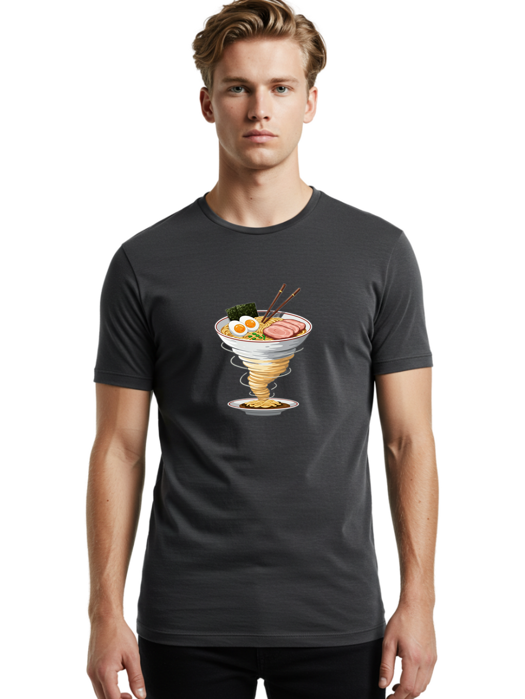 Ramen-Noodle-Swirl Men'S Graphic Tee, 100% Cotton, Comfortable Casual Summer Wear, Machine Washable, Vintage Camera, Old Camera, Antique Camera, Black Camera, Classic Photography, Photography Equipment, Nostalgic Device, Film Camera, Ban281