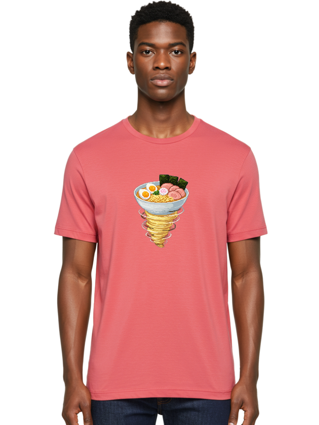 Ramen-Noodle-Tornado Men'S Graphic Tee, 100% Cotton, Comfortable Casual Summer Wear, Machine Washable, Vintage Camera, Old Camera, Antique Camera, Black Camera, Classic Photography, Photography Equipment, Nostalgic Device, Film Camera, Ban283