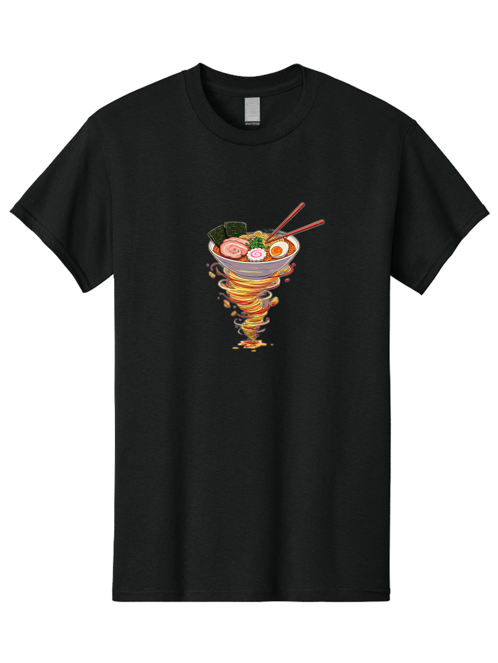 Ramen-Tornado-1 Men'S Graphic Tee, 100% Cotton, Comfortable Casual Summer Wear, Machine Washable, Vintage Camera, Old Camera, Antique Camera, Black Camera, Classic Photography, Photography Equipment, Nostalgic Device, Film Camera, Camera Art Ban286