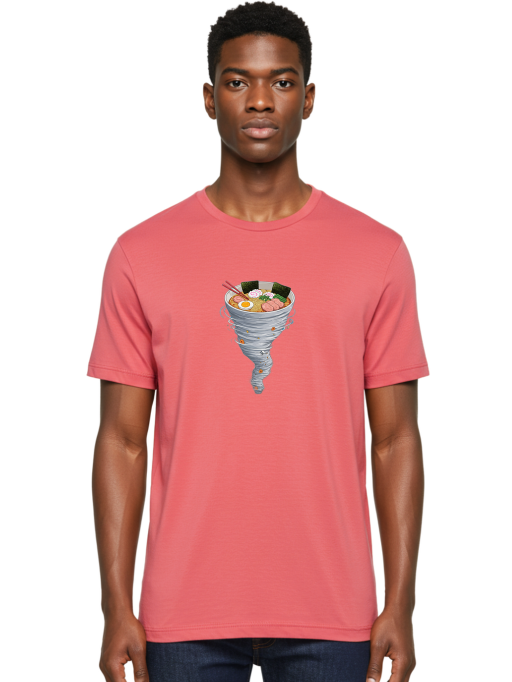 Ramen-Tornado-3 Men'S Graphic Tee, 100% Cotton, Comfortable Casual Summer Wear, Machine Washable, Vintage Camera, Old Camera, Antique Camera, Black Camera, Classic Photography, Photography Equipment, Nostalgic Device, Film Camera, Camera Art Ban288