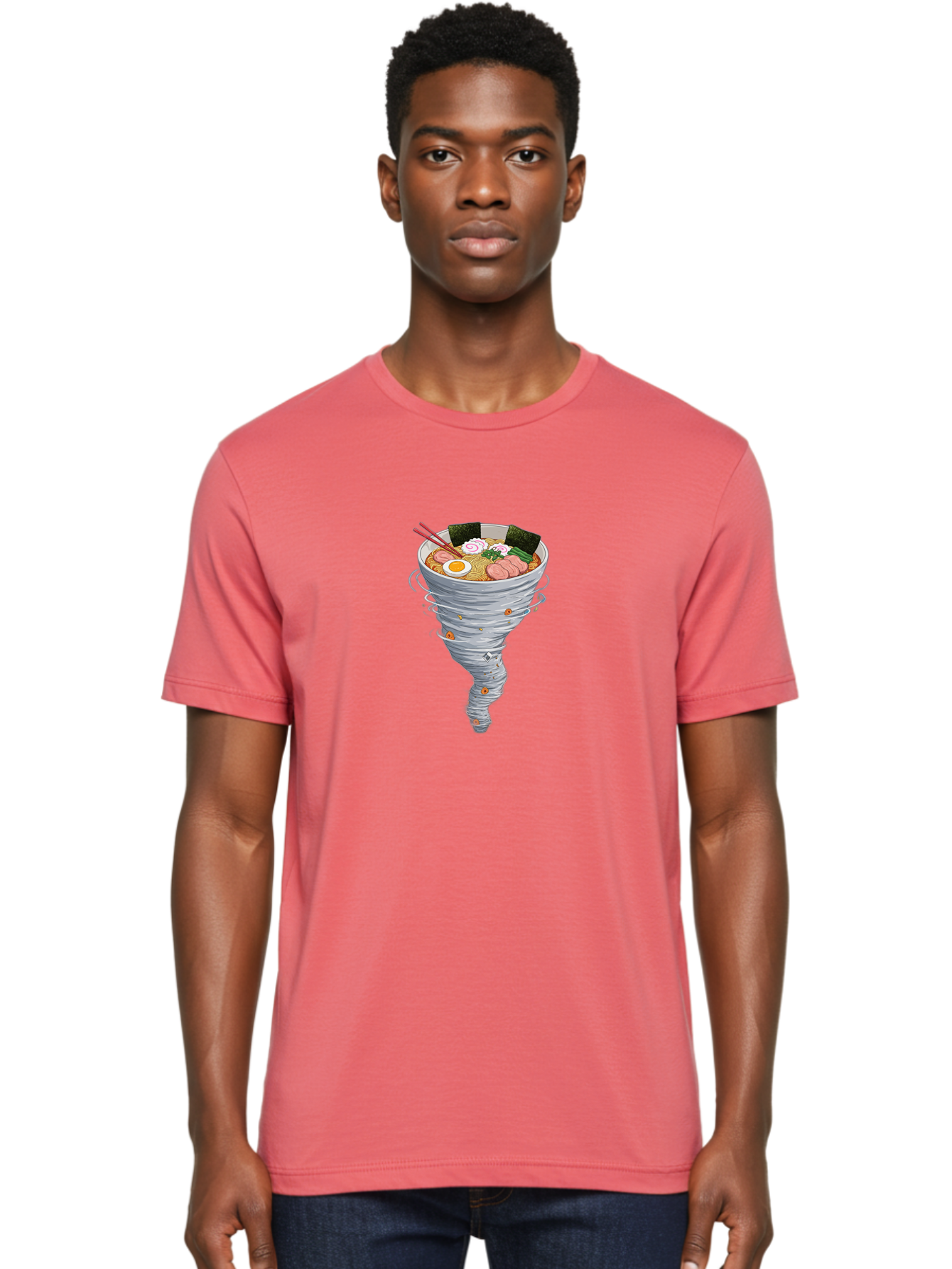 Ramen-Tornado-3 Men'S Graphic Tee, 100% Cotton, Comfortable Casual Summer Wear, Machine Washable, Vintage Camera, Old Camera, Antique Camera, Black Camera, Classic Photography, Photography Equipment, Nostalgic Device, Film Camera, Camera Art Ban288