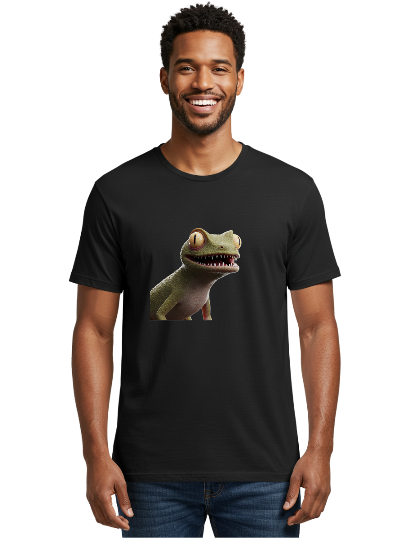 Rango-S-Lizard Men'S Graphic Tee, 100% Cotton, Comfortable Casual Summer Wear, Machine Washable, Vintage Camera, Old Camera, Antique Camera, Black Camera, Classic Photography, Photography Equipment, Nostalgic Device, Film Camera, Camera Art Ban291