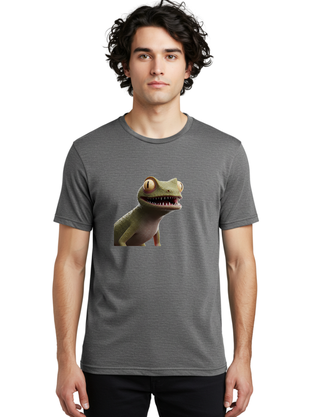 Rango-S-Lizard Men'S Graphic Tee, 100% Cotton, Comfortable Casual Summer Wear, Machine Washable, Vintage Camera, Old Camera, Antique Camera, Black Camera, Classic Photography, Photography Equipment, Nostalgic Device, Film Camera, Camera Art Ban291