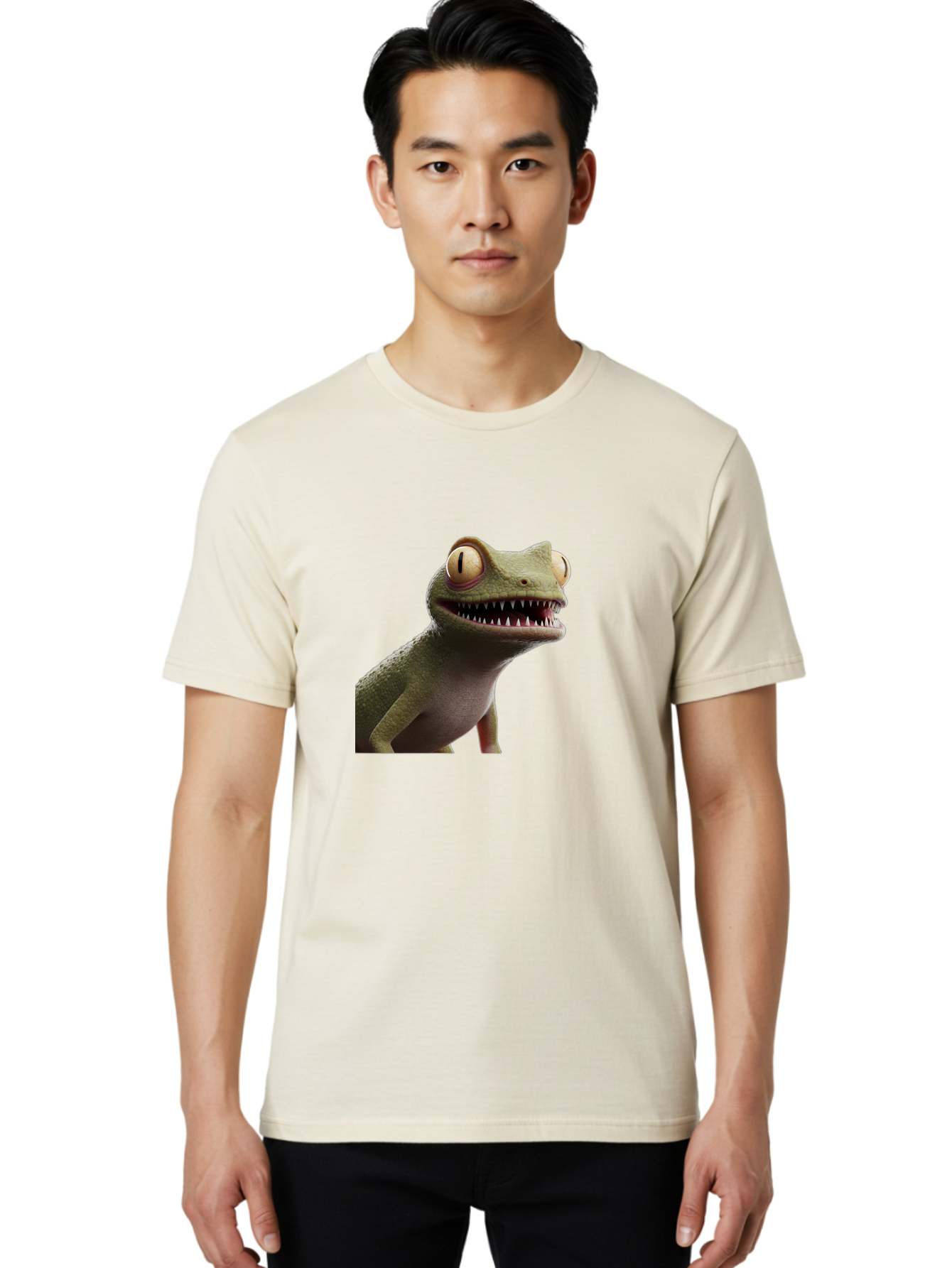 Rango-S-Lizard Men'S Graphic Tee, 100% Cotton, Comfortable Casual Summer Wear, Machine Washable, Vintage Camera, Old Camera, Antique Camera, Black Camera, Classic Photography, Photography Equipment, Nostalgic Device, Film Camera, Camera Art Ban291