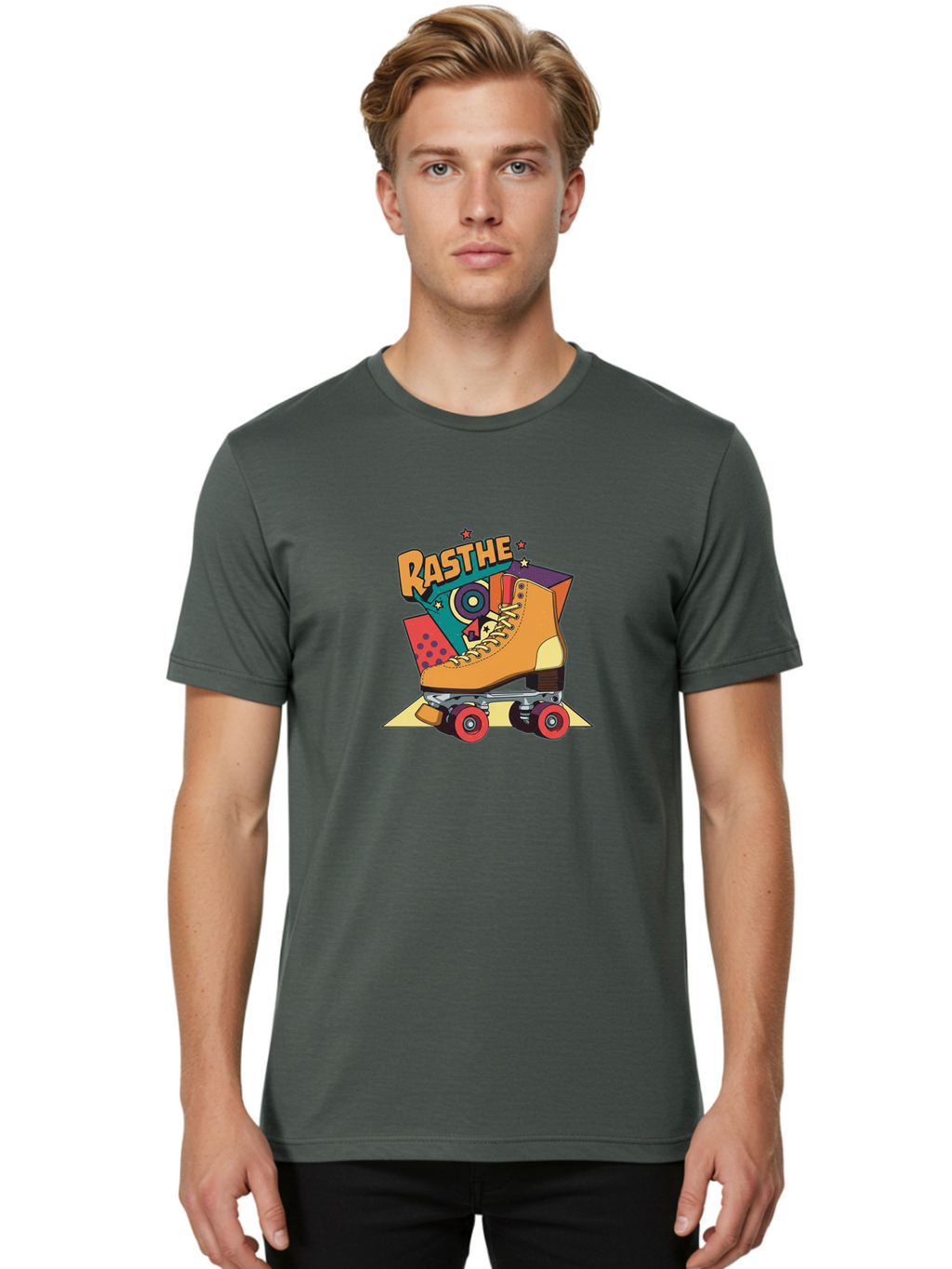 Rasthe Men'S Graphic Tee, 100% Cotton, Comfortable Casual Summer Wear, Machine Washable, Vintage Camera, Old Camera, Antique Camera, Black Camera, Classic Photography, Photography Equipment, Nostalgic Device, Film Camera, Camera Art Ban292