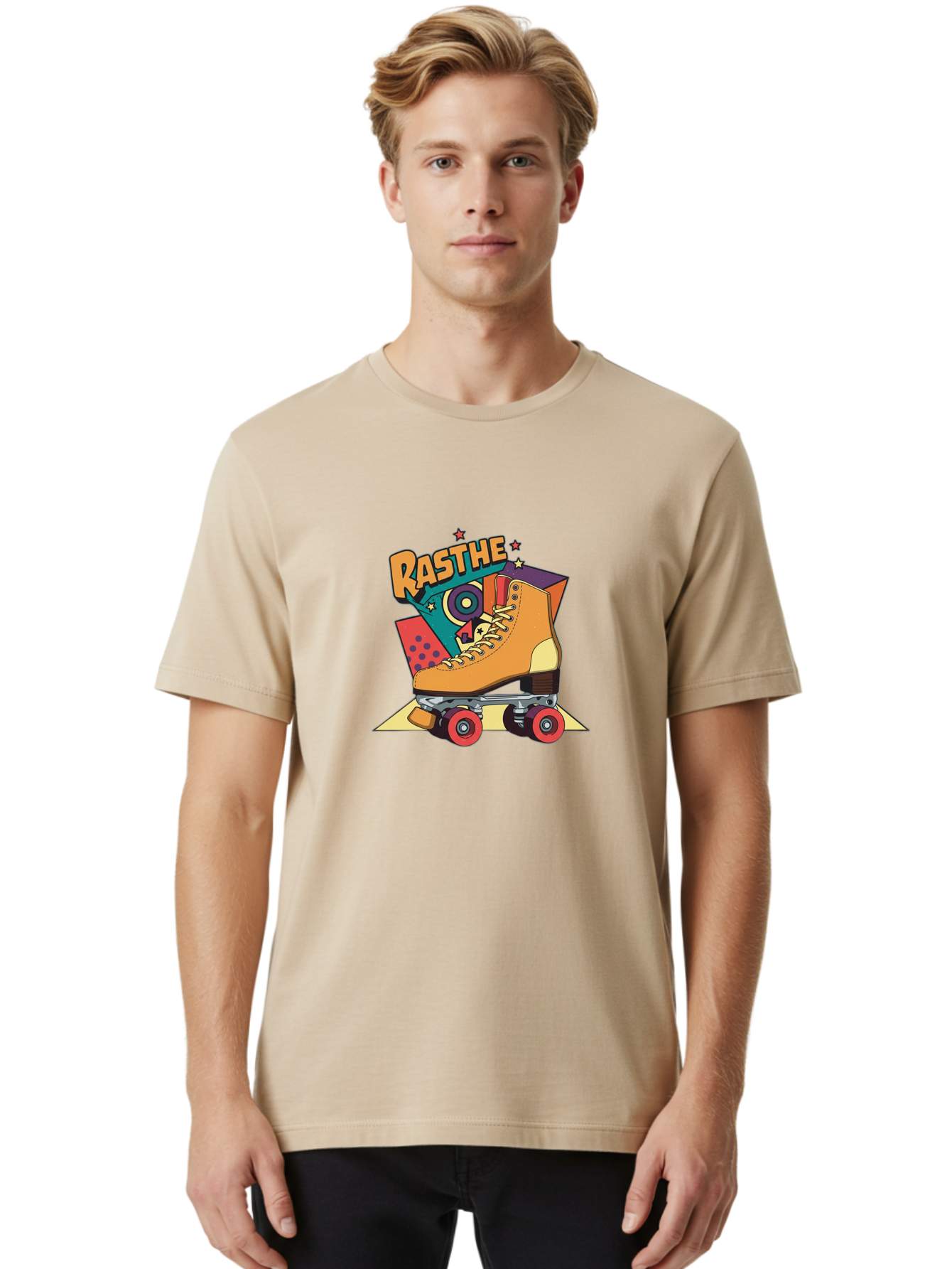 Rasthe Men'S Graphic Tee, 100% Cotton, Comfortable Casual Summer Wear, Machine Washable, Vintage Camera, Old Camera, Antique Camera, Black Camera, Classic Photography, Photography Equipment, Nostalgic Device, Film Camera, Camera Art Ban292