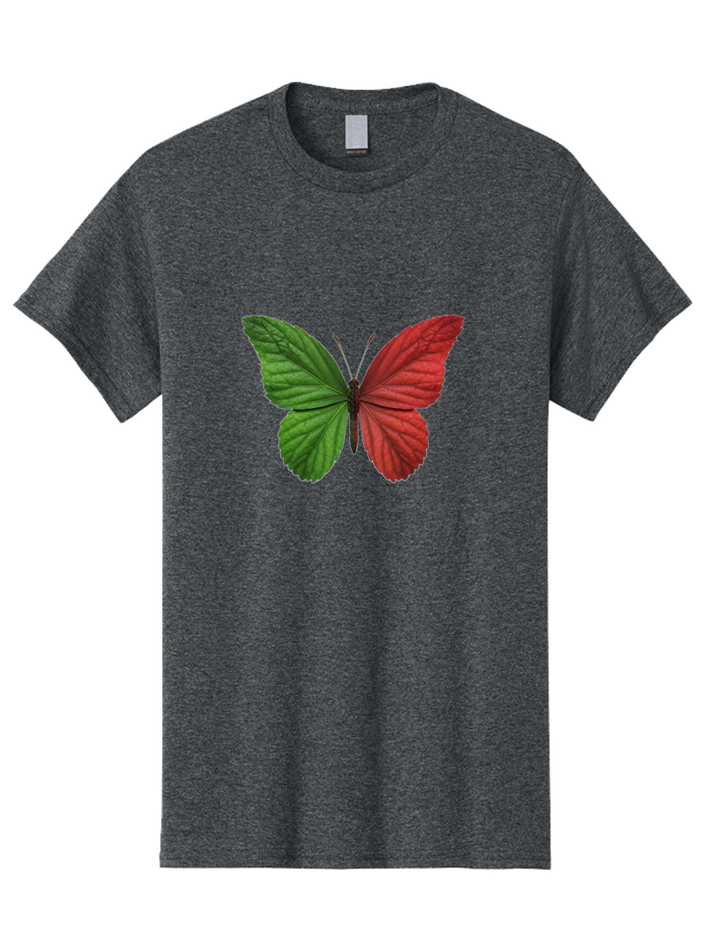 Red-And-Green-Butterfly Men'S Graphic Tee, 100% Cotton, Comfortable Casual Summer Wear, Machine Washable, Vintage Camera, Old Camera, Antique Camera, Black Camera, Classic Photography, Photography Equipment, Nostalgic Device, Film Camera, Ban295