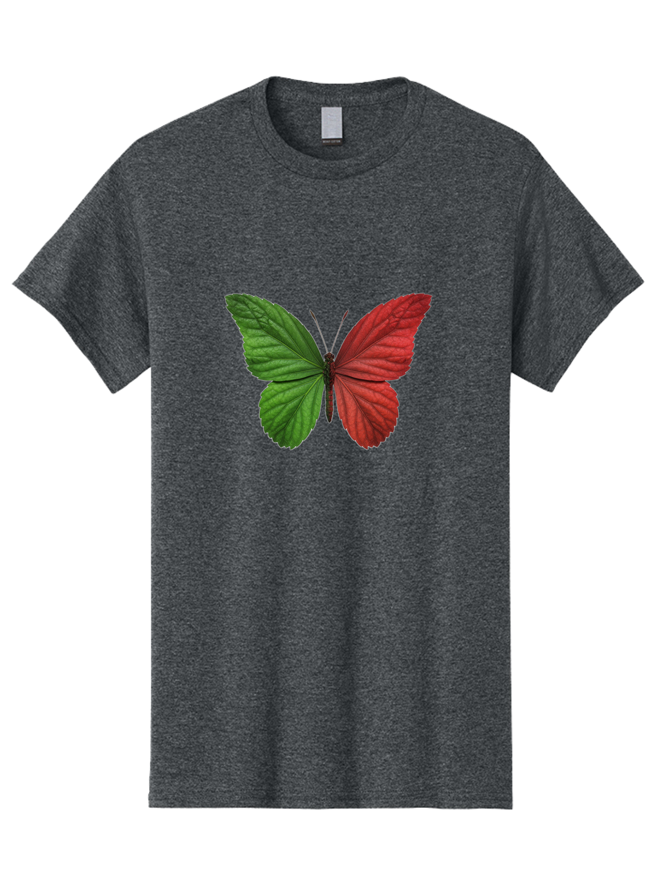 Red-And-Green-Butterfly Men'S Graphic Tee, 100% Cotton, Comfortable Casual Summer Wear, Machine Washable, Vintage Camera, Old Camera, Antique Camera, Black Camera, Classic Photography, Photography Equipment, Nostalgic Device, Film Camera, Ban295
