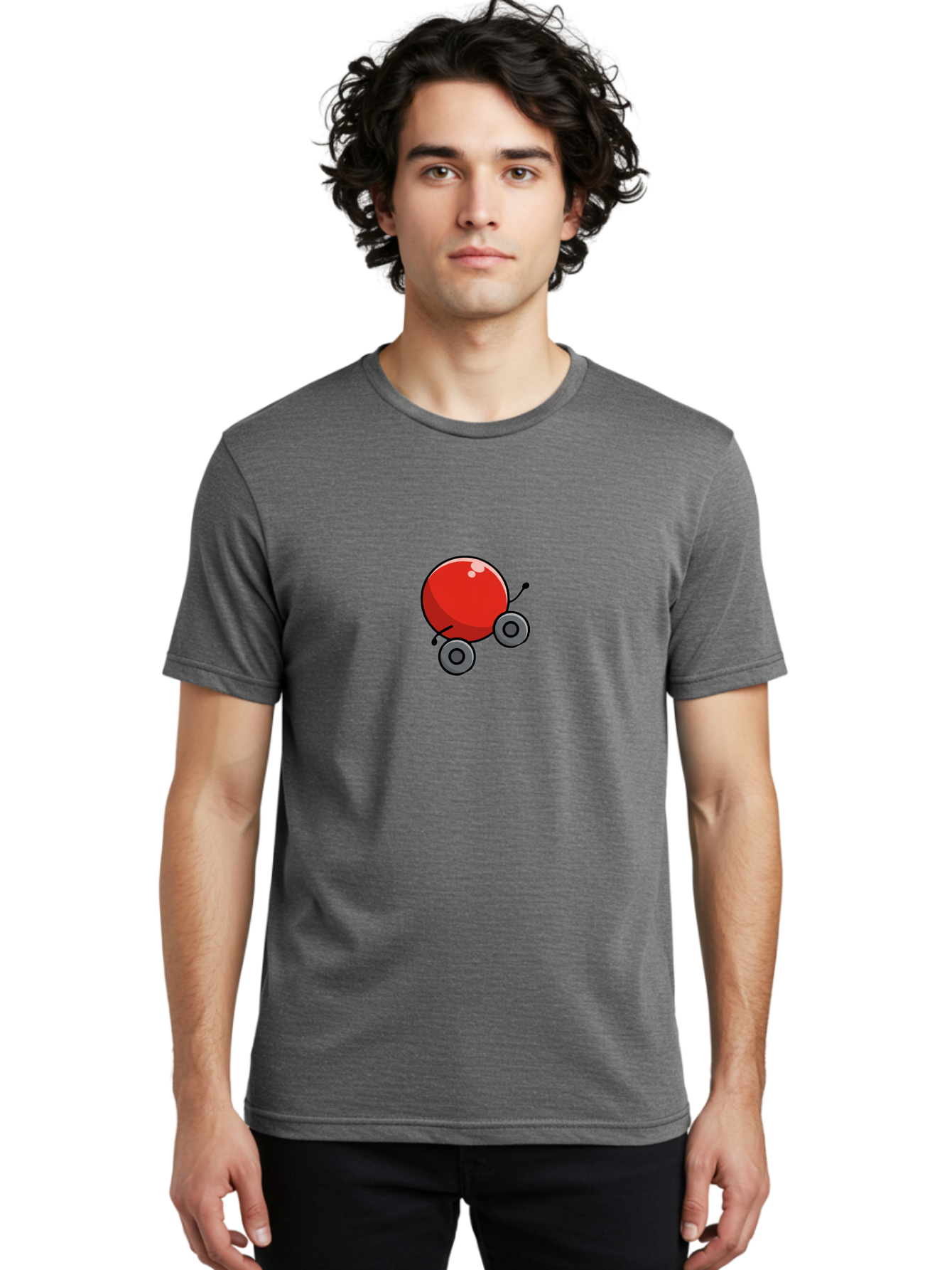Red-Ball Men'S Graphic Tee, 100% Cotton, Comfortable Casual Summer Wear, Machine Washable, Vintage Camera, Old Camera, Antique Camera, Black Camera, Classic Photography, Photography Equipment, Nostalgic Device, Film Camera, Camera Art Ban296