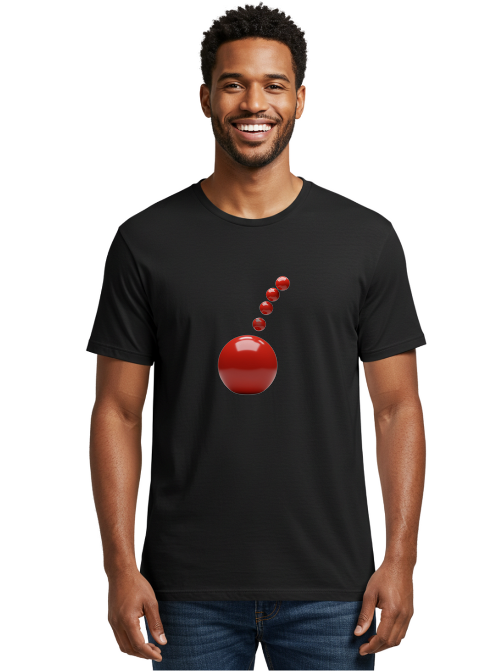 Red-Balls Men'S Graphic Tee, 100% Cotton, Comfortable Casual Summer Wear, Machine Washable, Vintage Camera, Old Camera, Antique Camera, Black Camera, Classic Photography, Photography Equipment, Nostalgic Device, Film Camera, Camera Art Ban297