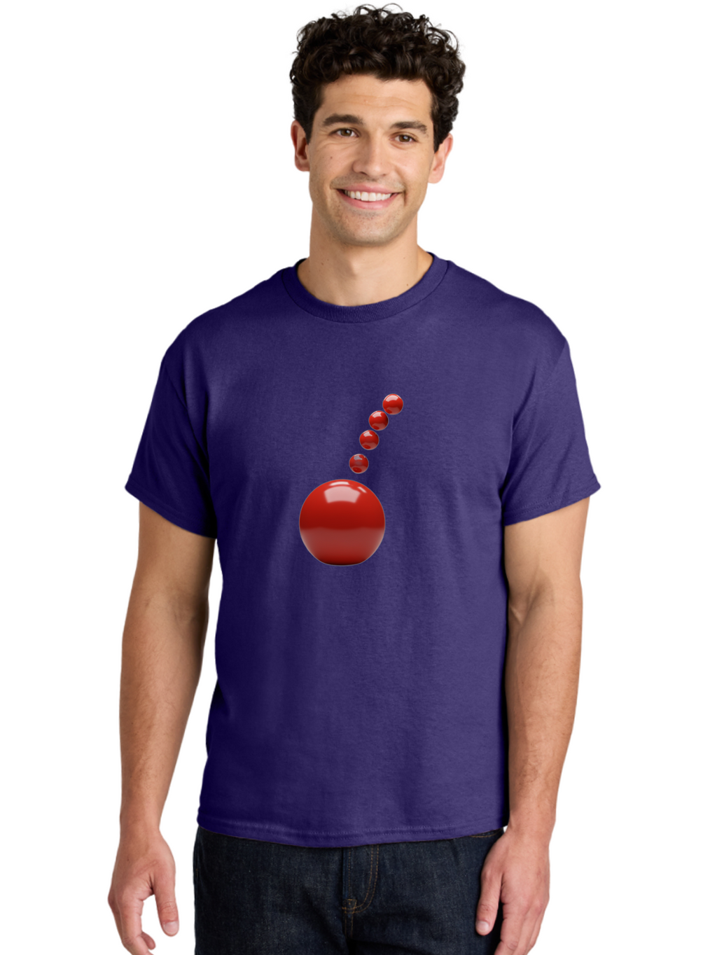 Red-Balls Men'S Graphic Tee, 100% Cotton, Comfortable Casual Summer Wear, Machine Washable, Vintage Camera, Old Camera, Antique Camera, Black Camera, Classic Photography, Photography Equipment, Nostalgic Device, Film Camera, Camera Art Ban297