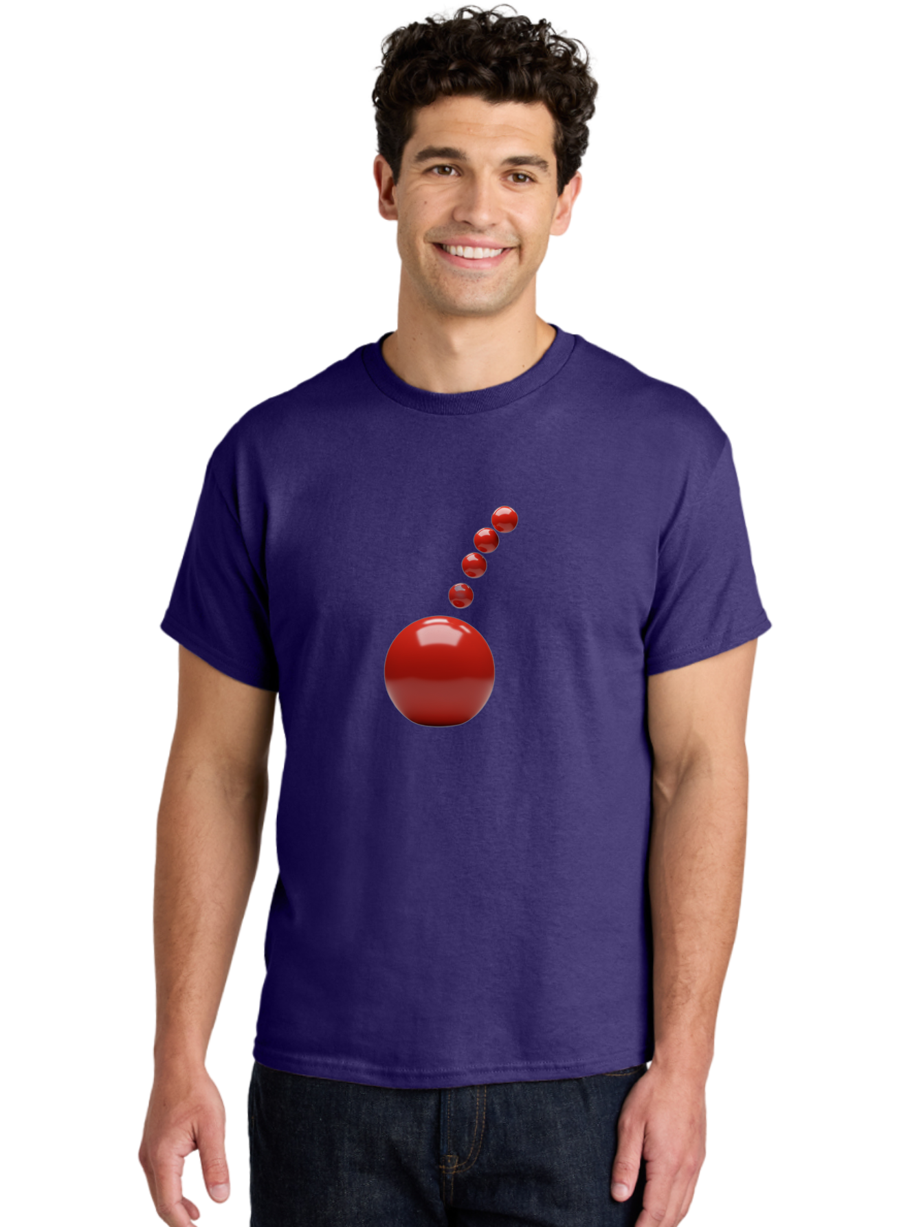 Red-Balls Men'S Graphic Tee, 100% Cotton, Comfortable Casual Summer Wear, Machine Washable, Vintage Camera, Old Camera, Antique Camera, Black Camera, Classic Photography, Photography Equipment, Nostalgic Device, Film Camera, Camera Art Ban297