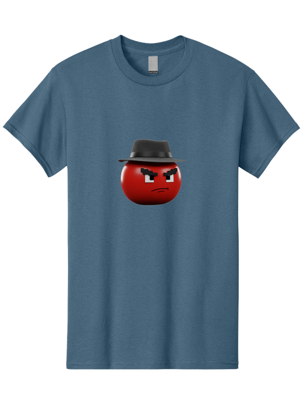 Red-Circle-With-Black-Hat Men'S Graphic Tee, 100% Cotton, Comfortable Casual Summer Wear, Machine Washable, Vintage Camera, Old Camera, Antique Camera, Black Camera, Classic Photography, Photography Equipment, Nostalgic Device, Film Camera, Ban299