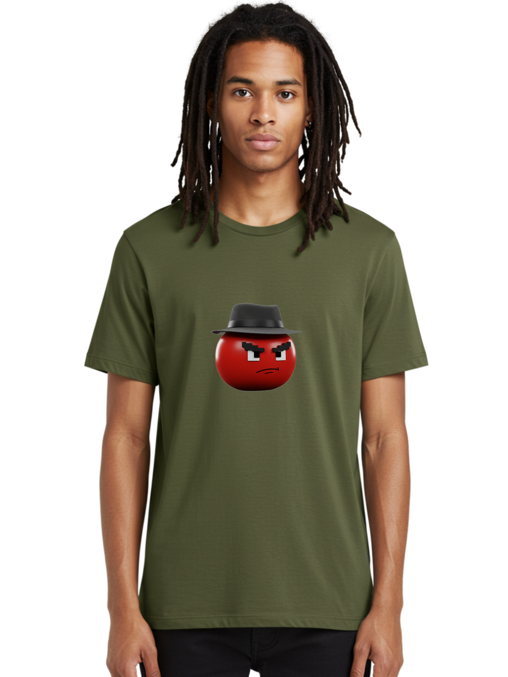 Red-Circle-With-Black-Hat Men'S Graphic Tee, 100% Cotton, Comfortable Casual Summer Wear, Machine Washable, Vintage Camera, Old Camera, Antique Camera, Black Camera, Classic Photography, Photography Equipment, Nostalgic Device, Film Camera, Ban299