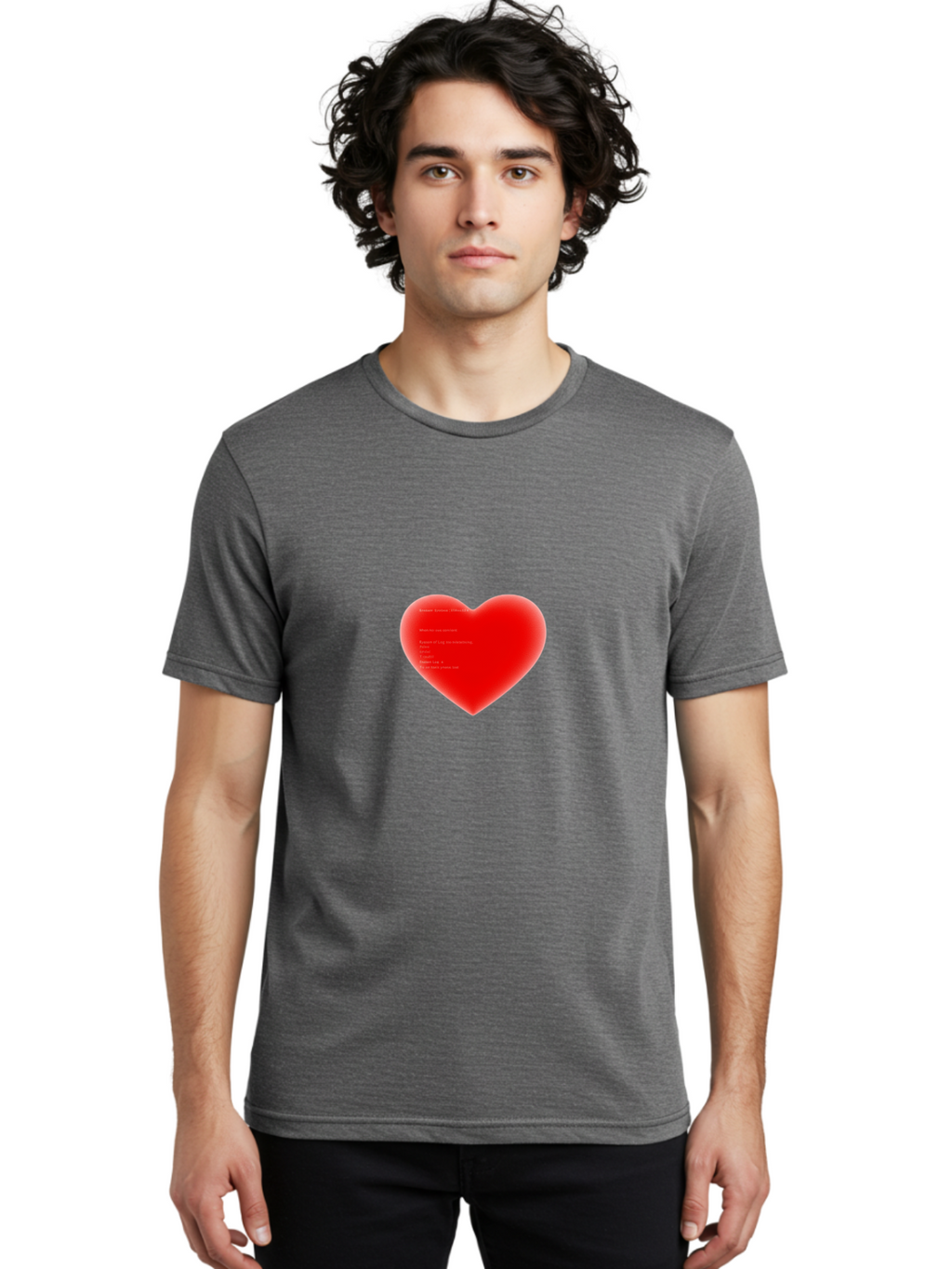 Red-Heart-1 Men'S Graphic Tee, 100% Cotton, Comfortable Casual Summer Wear, Machine Washable, Vintage Camera, Old Camera, Antique Camera, Black Camera, Classic Photography, Photography Equipment, Nostalgic Device, Film Camera, Camera Art Ban302
