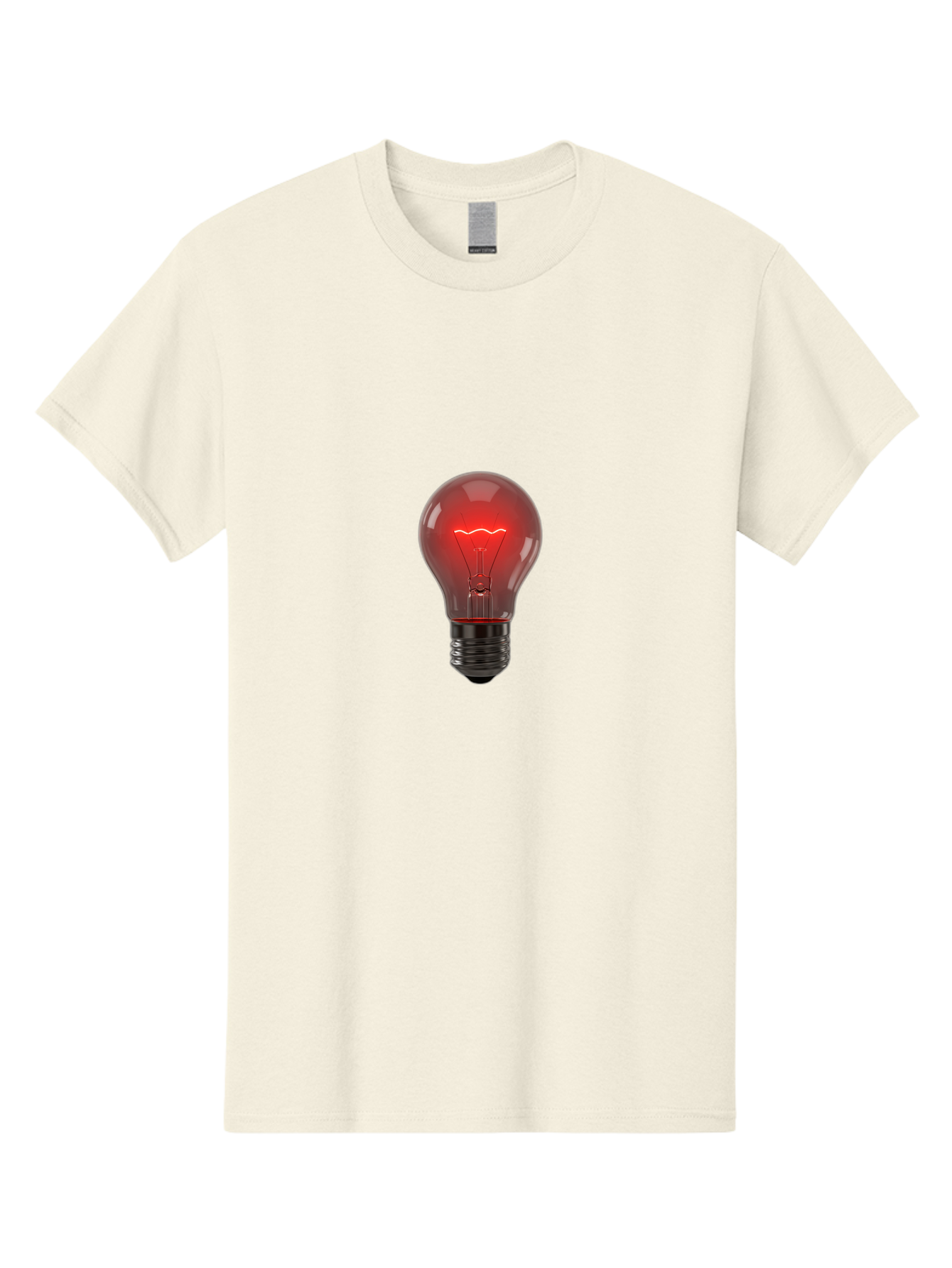 Red-Light-Bulb Men'S Graphic Tee, 100% Cotton, Comfortable Casual Summer Wear, Machine Washable, Vintage Camera, Old Camera, Antique Camera, Black Camera, Classic Photography, Photography Equipment, Nostalgic Device, Film Camera, Camera Art Ban304