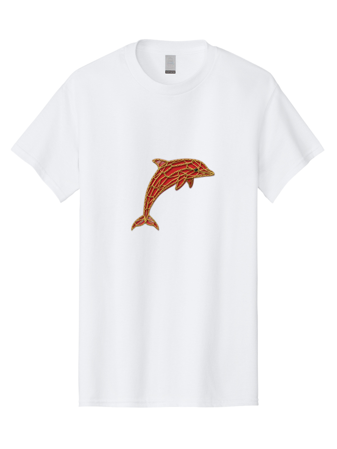 Red-Mosaic-Dolphin Men'S Graphic Tee, 100% Cotton, Comfortable Casual Summer Wear, Machine Washable, Vintage Camera, Old Camera, Antique Camera, Black Camera, Classic Photography, Photography Equipment, Nostalgic Device, Film Camera, Ban306