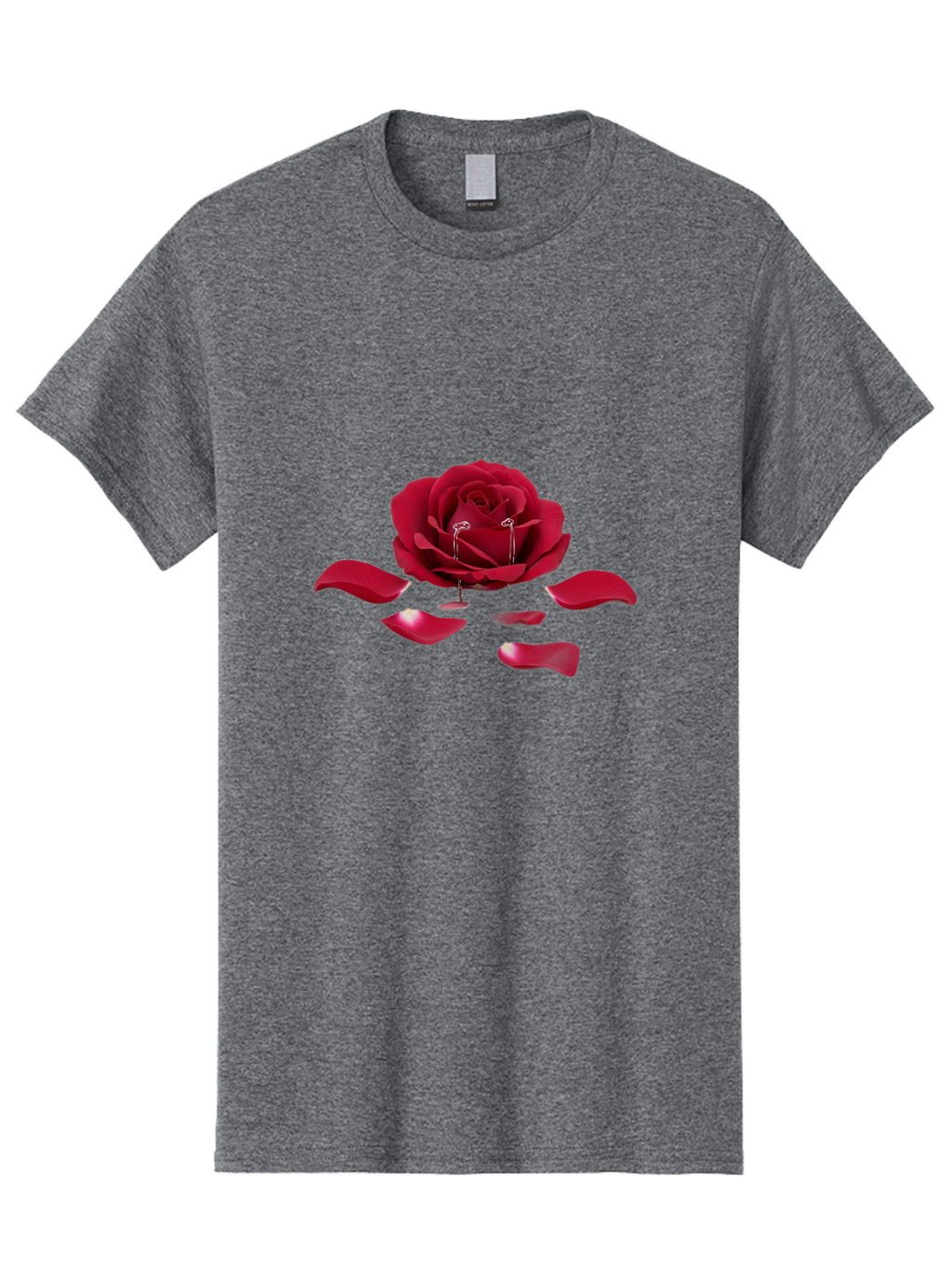 Red-Rose-Earrings Men'S Graphic Tee, 100% Cotton, Comfortable Casual Summer Wear, Machine Washable, Vintage Camera, Old Camera, Antique Camera, Black Camera, Classic Photography, Photography Equipment, Nostalgic Device, Film Camera, Camera Art Ban309
