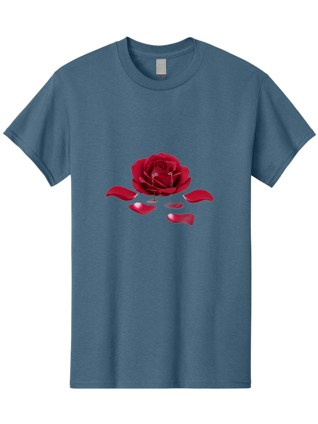 Red-Rose-Earrings Men'S Graphic Tee, 100% Cotton, Comfortable Casual Summer Wear, Machine Washable, Vintage Camera, Old Camera, Antique Camera, Black Camera, Classic Photography, Photography Equipment, Nostalgic Device, Film Camera, Camera Art Ban309