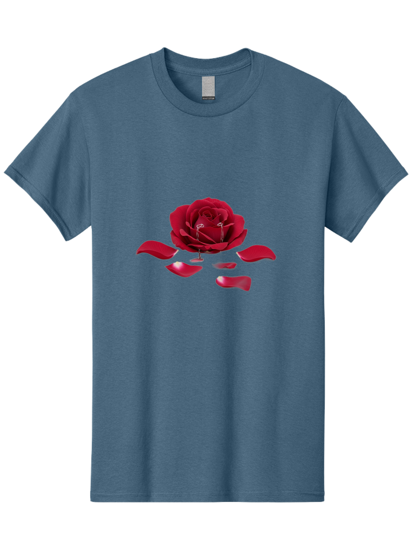 Red-Rose-Earrings Men'S Graphic Tee, 100% Cotton, Comfortable Casual Summer Wear, Machine Washable, Vintage Camera, Old Camera, Antique Camera, Black Camera, Classic Photography, Photography Equipment, Nostalgic Device, Film Camera, Camera Art Ban309
