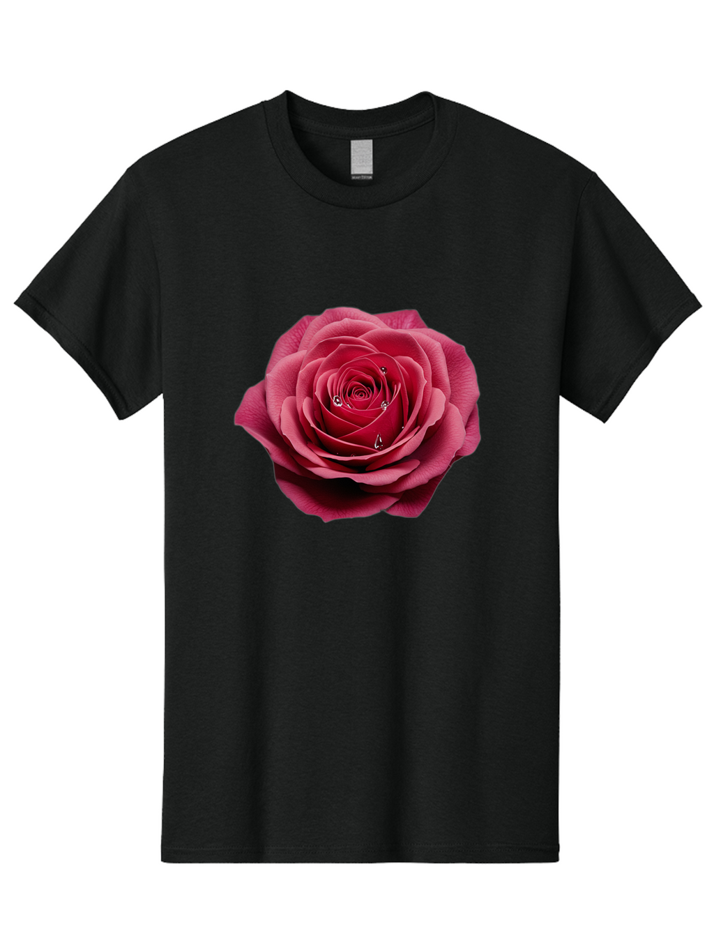 Red-Rose Men'S Graphic Tee, 100% Cotton, Comfortable Casual Summer Wear, Machine Washable, Vintage Camera, Old Camera, Antique Camera, Black Camera, Classic Photography, Photography Equipment, Nostalgic Device, Film Camera, Camera Art Ban310