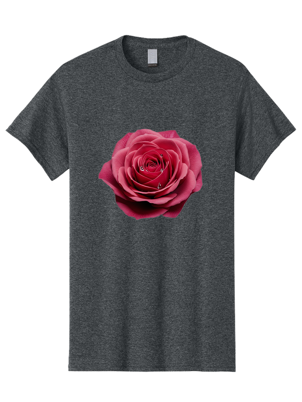 Red-Rose Men'S Graphic Tee, 100% Cotton, Comfortable Casual Summer Wear, Machine Washable, Vintage Camera, Old Camera, Antique Camera, Black Camera, Classic Photography, Photography Equipment, Nostalgic Device, Film Camera, Camera Art Ban310