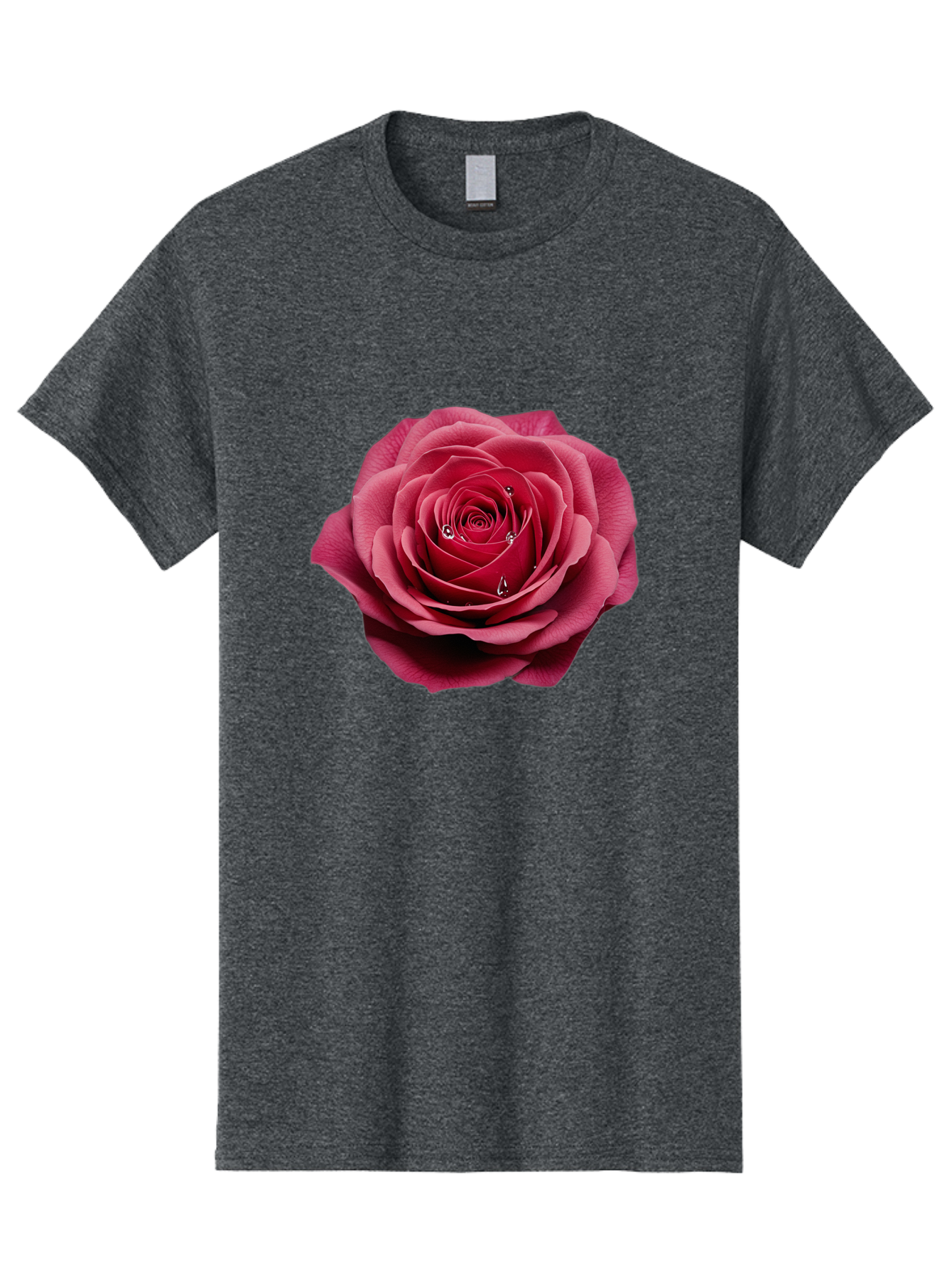 Red-Rose Men'S Graphic Tee, 100% Cotton, Comfortable Casual Summer Wear, Machine Washable, Vintage Camera, Old Camera, Antique Camera, Black Camera, Classic Photography, Photography Equipment, Nostalgic Device, Film Camera, Camera Art Ban310