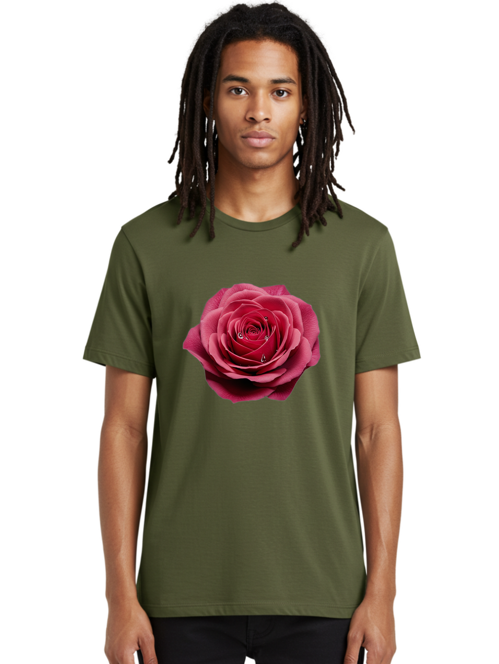 Red-Rose Men'S Graphic Tee, 100% Cotton, Comfortable Casual Summer Wear, Machine Washable, Vintage Camera, Old Camera, Antique Camera, Black Camera, Classic Photography, Photography Equipment, Nostalgic Device, Film Camera, Camera Art Ban310