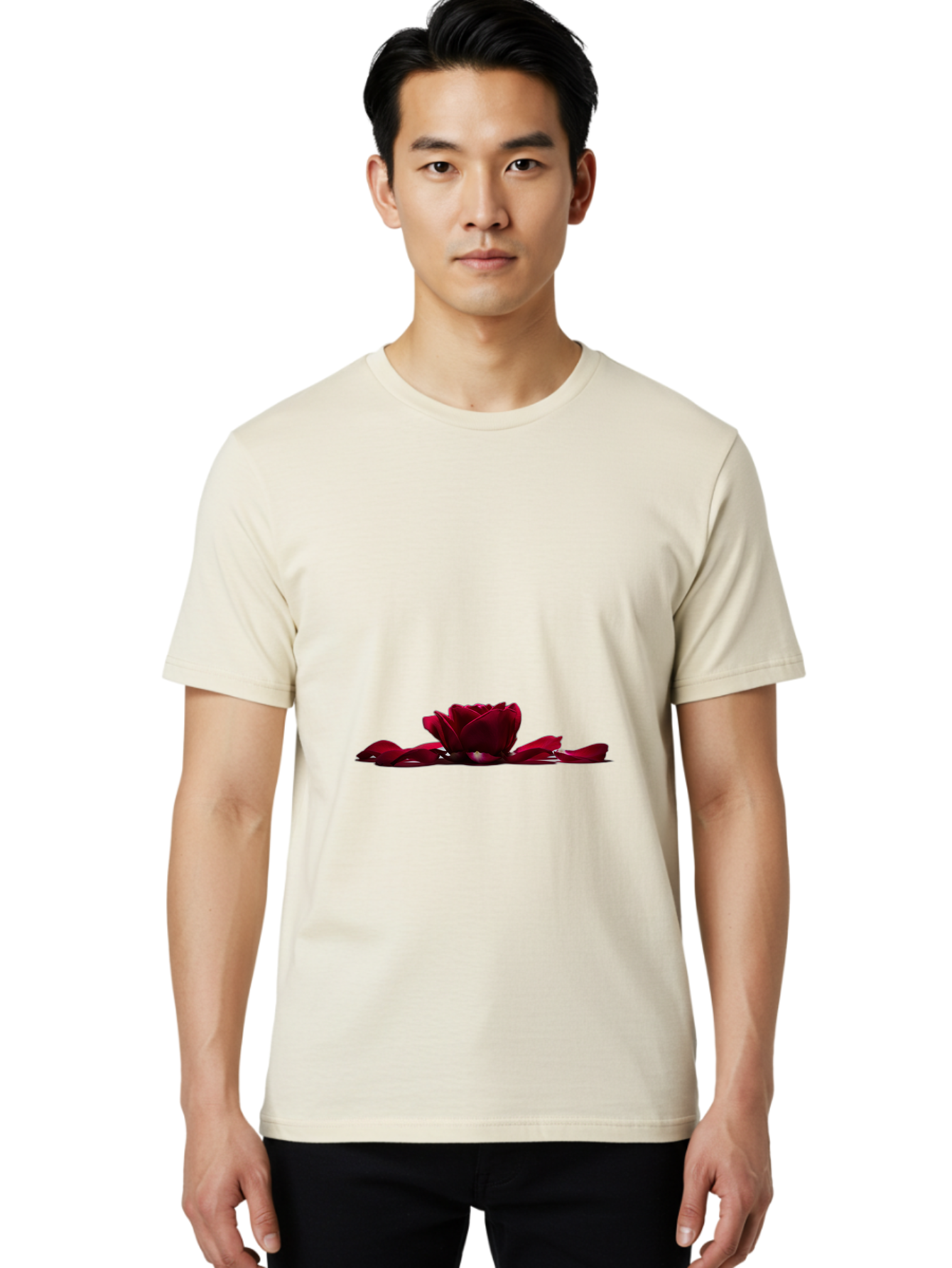 Red-Tulip Men'S Graphic Tee, 100% Cotton, Comfortable Casual Summer Wear, Machine Washable, Vintage Camera, Old Camera, Antique Camera, Black Camera, Classic Photography, Photography Equipment, Nostalgic Device, Film Camera, Camera Art Ban313