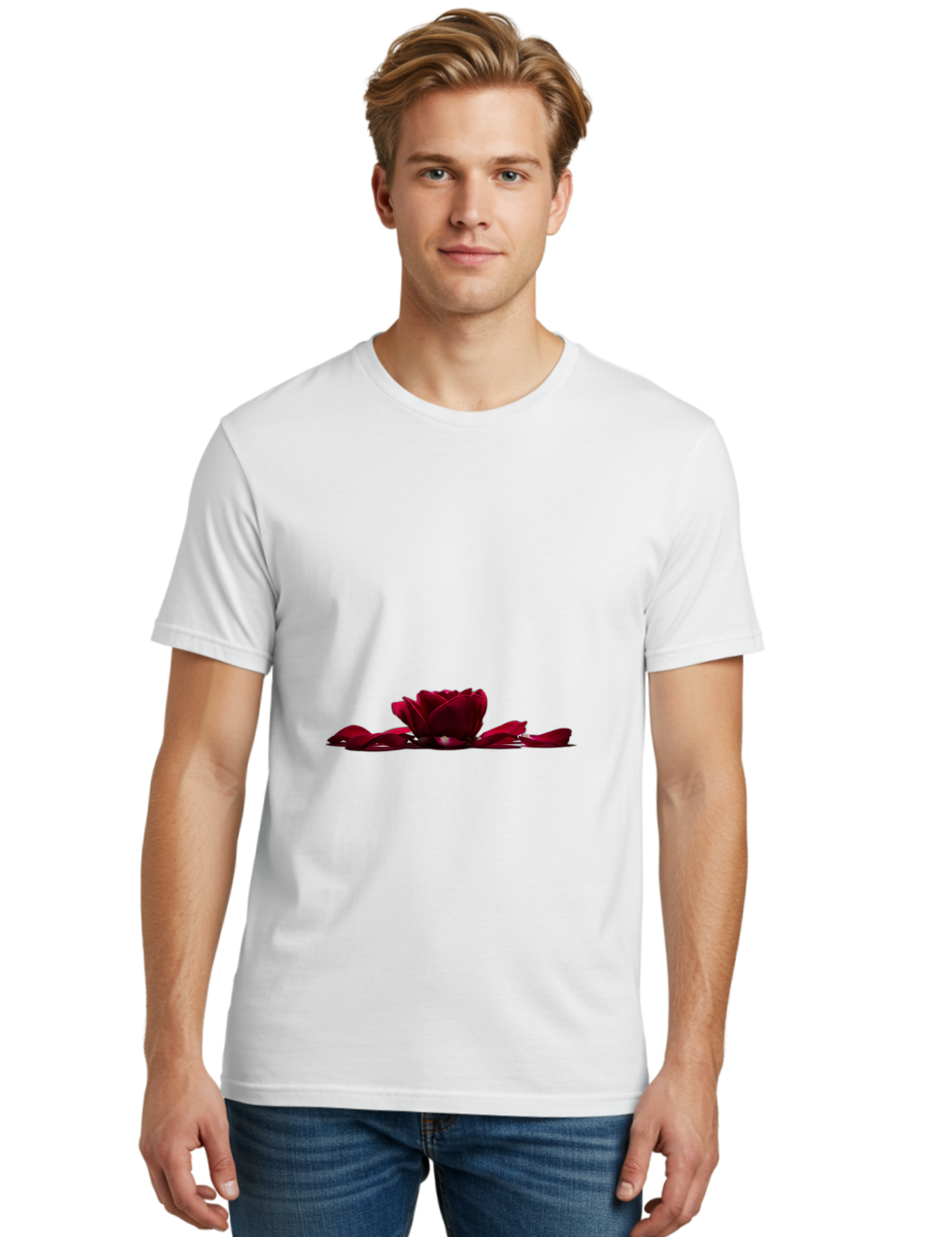 Red-Tulip Men'S Graphic Tee, 100% Cotton, Comfortable Casual Summer Wear, Machine Washable, Vintage Camera, Old Camera, Antique Camera, Black Camera, Classic Photography, Photography Equipment, Nostalgic Device, Film Camera, Camera Art Ban313