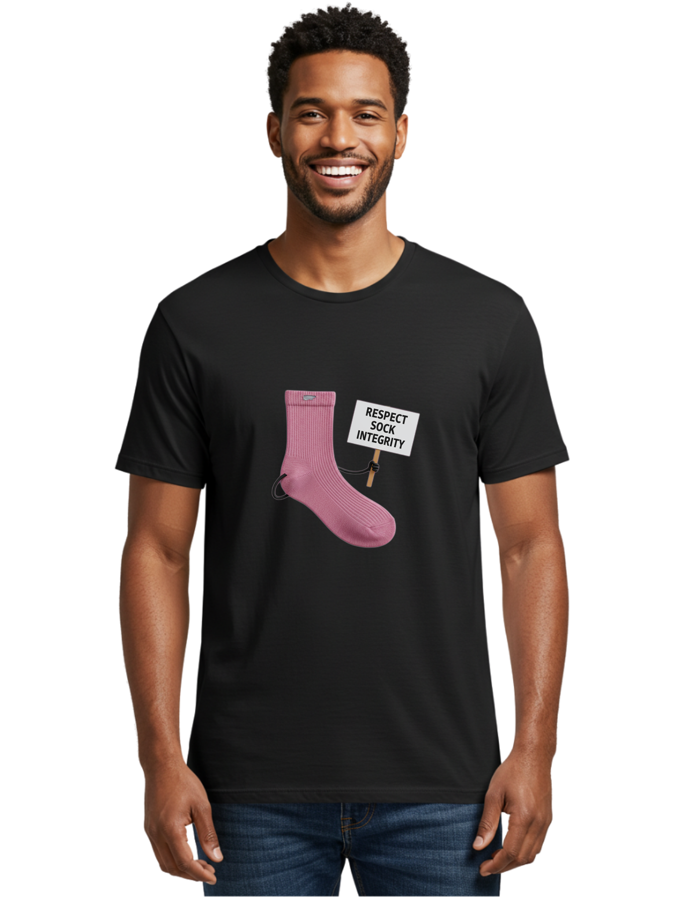 Respect-Sock-Integrity Men'S Graphic Tee, 100% Cotton, Comfortable Casual Summer Wear, Machine Washable, Vintage Camera, Old Camera, Antique Camera, Black Camera, Classic Photography, Photography Equipment, Nostalgic Device, Film Camera, Ban314