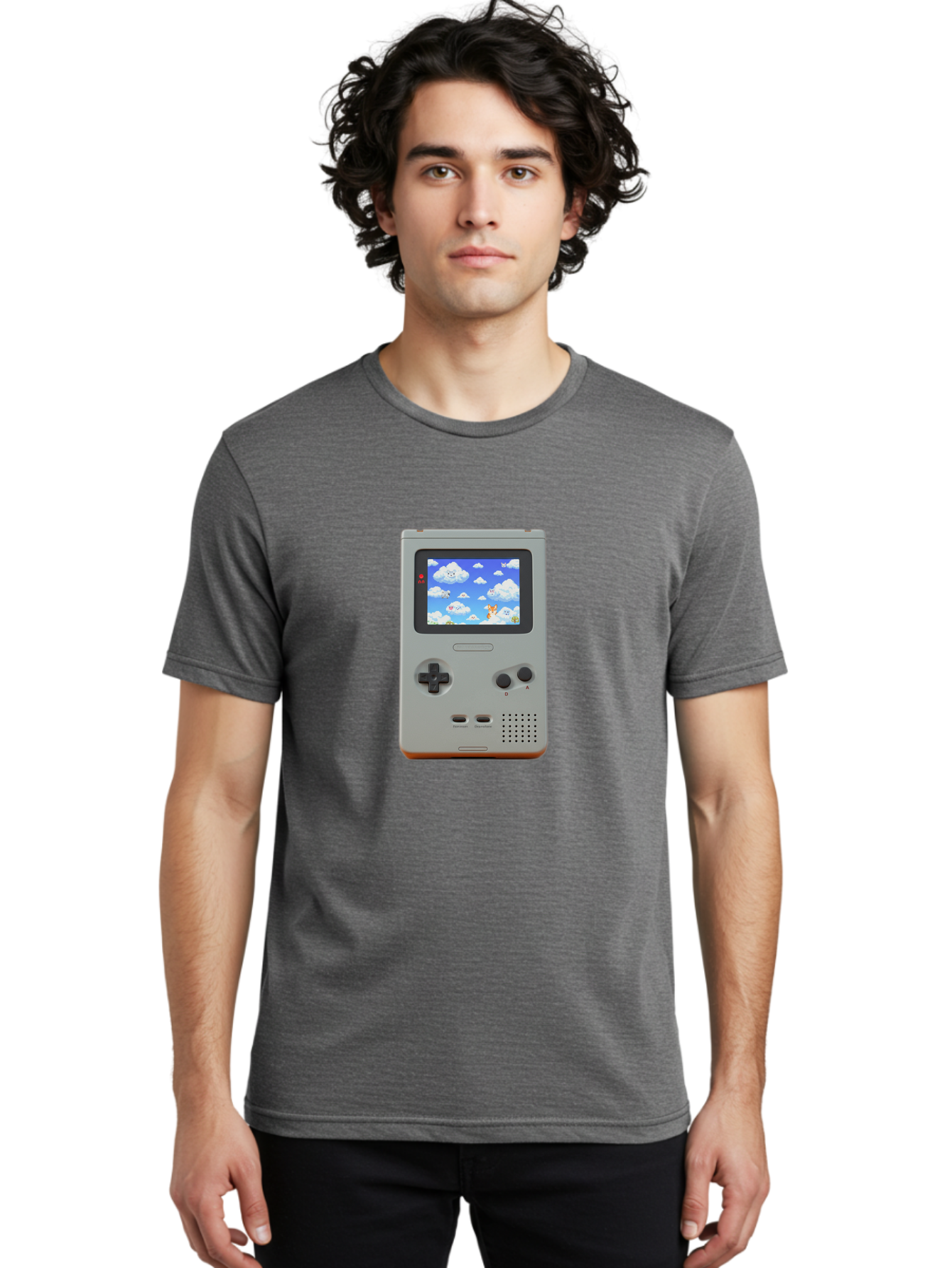 Retro-Game-Console-1 Men'S Graphic Tee, 100% Cotton, Comfortable Casual Summer Wear, Machine Washable, Vintage Camera, Old Camera, Antique Camera, Black Camera, Classic Photography, Photography Equipment, Nostalgic Device, Film Camera, Ban315