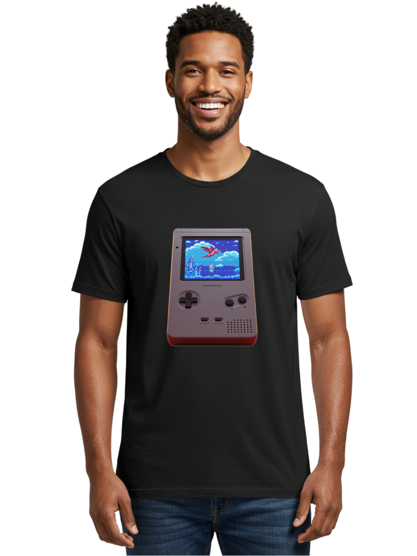 Retro-Game-Console Men'S Graphic Tee, 100% Cotton, Comfortable Casual Summer Wear, Machine Washable, Vintage Camera, Old Camera, Antique Camera, Black Camera, Classic Photography, Photography Equipment, Nostalgic Device, Film Camera, Ban316