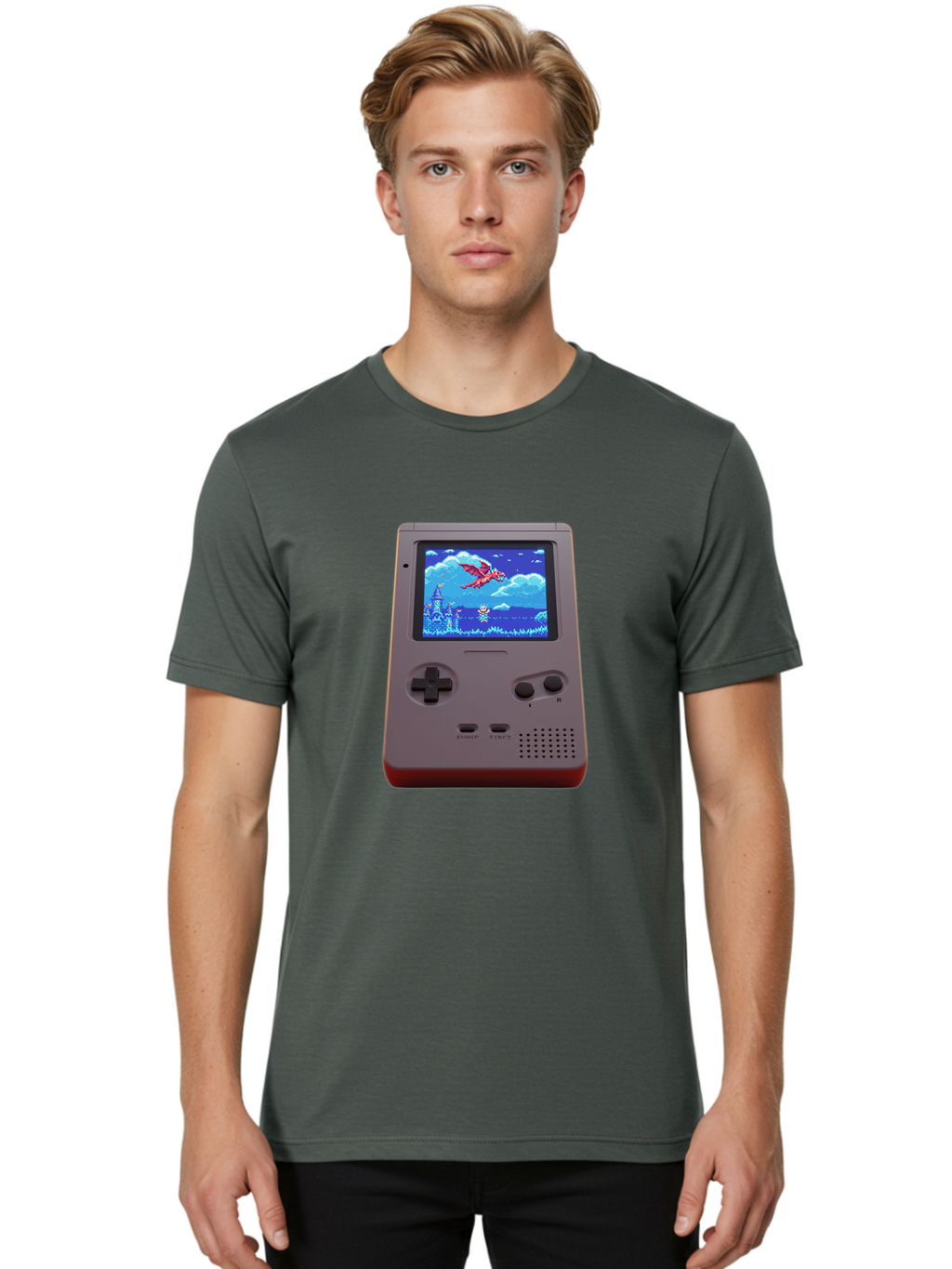 Retro-Game-Console Men'S Graphic Tee, 100% Cotton, Comfortable Casual Summer Wear, Machine Washable, Vintage Camera, Old Camera, Antique Camera, Black Camera, Classic Photography, Photography Equipment, Nostalgic Device, Film Camera, Ban316
