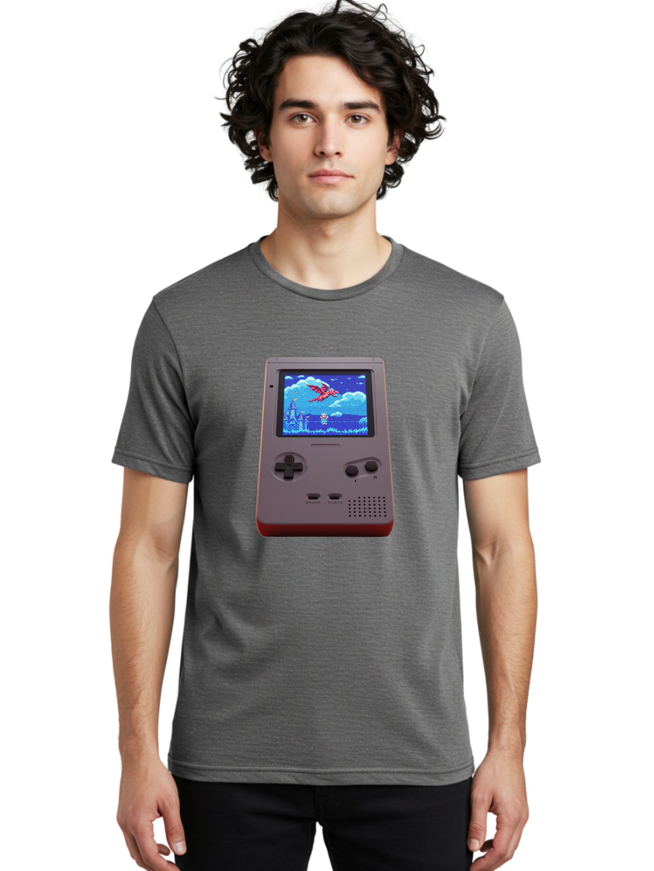 Retro-Game-Console Men'S Graphic Tee, 100% Cotton, Comfortable Casual Summer Wear, Machine Washable, Vintage Camera, Old Camera, Antique Camera, Black Camera, Classic Photography, Photography Equipment, Nostalgic Device, Film Camera, Ban316