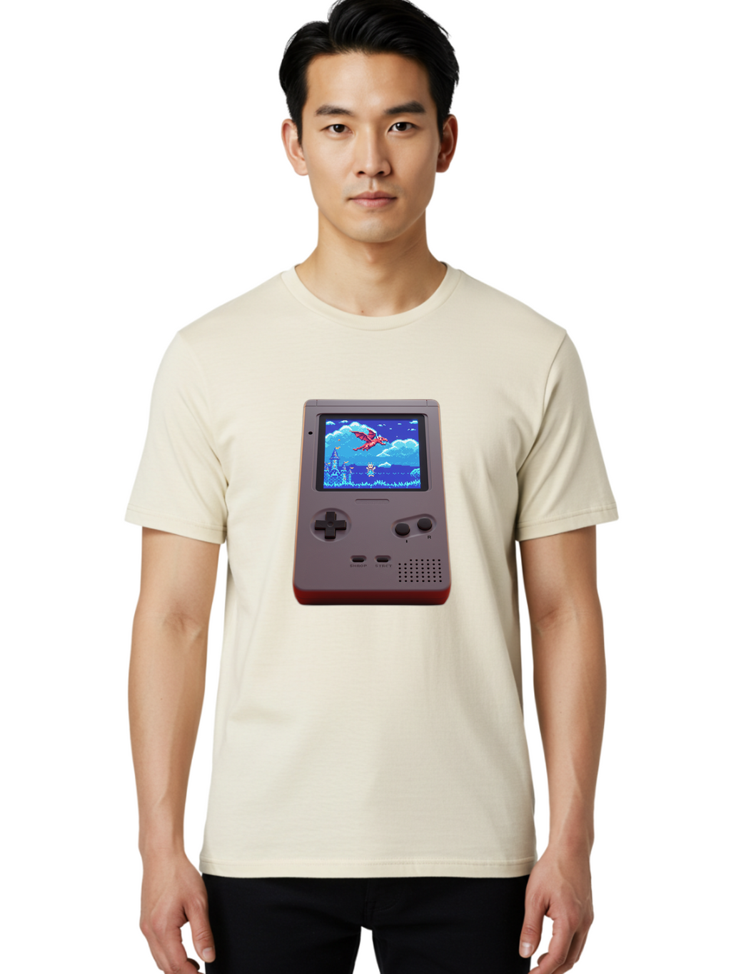 Retro-Game-Console Men'S Graphic Tee, 100% Cotton, Comfortable Casual Summer Wear, Machine Washable, Vintage Camera, Old Camera, Antique Camera, Black Camera, Classic Photography, Photography Equipment, Nostalgic Device, Film Camera, Ban316