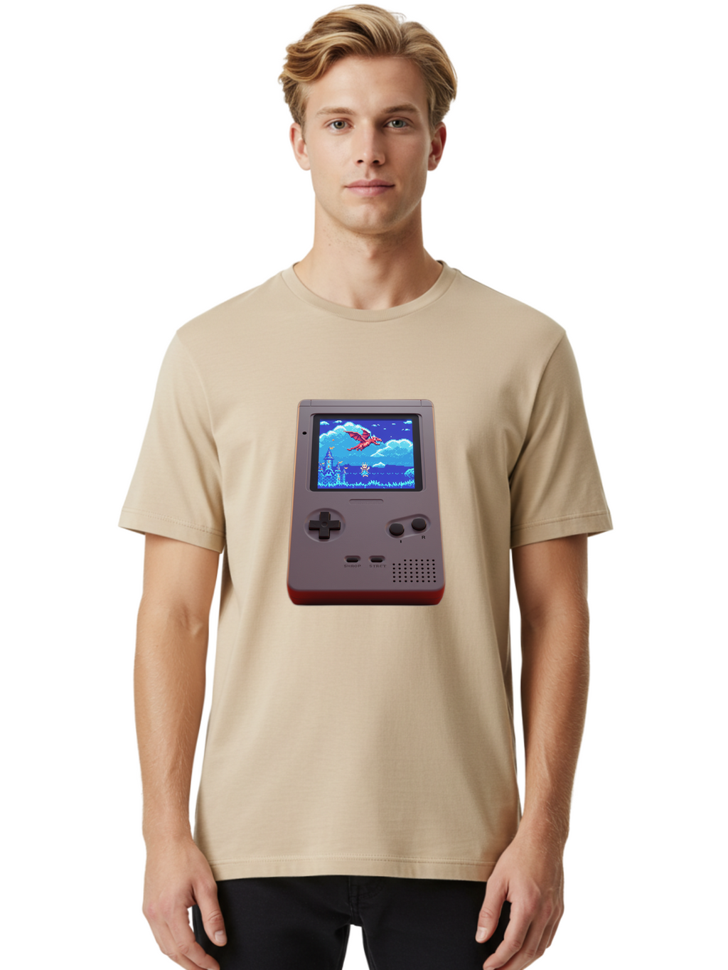 Retro-Game-Console Men'S Graphic Tee, 100% Cotton, Comfortable Casual Summer Wear, Machine Washable, Vintage Camera, Old Camera, Antique Camera, Black Camera, Classic Photography, Photography Equipment, Nostalgic Device, Film Camera, Ban316