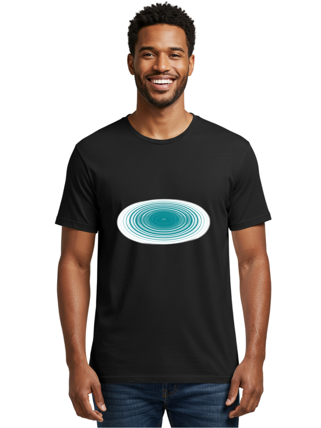 Ripple-Effect Men'S Graphic Tee, 100% Cotton, Comfortable Casual Summer Wear, Machine Washable, Vintage Camera, Old Camera, Antique Camera, Black Camera, Classic Photography, Photography Equipment, Nostalgic Device, Film Camera, Camera Art Ban319
