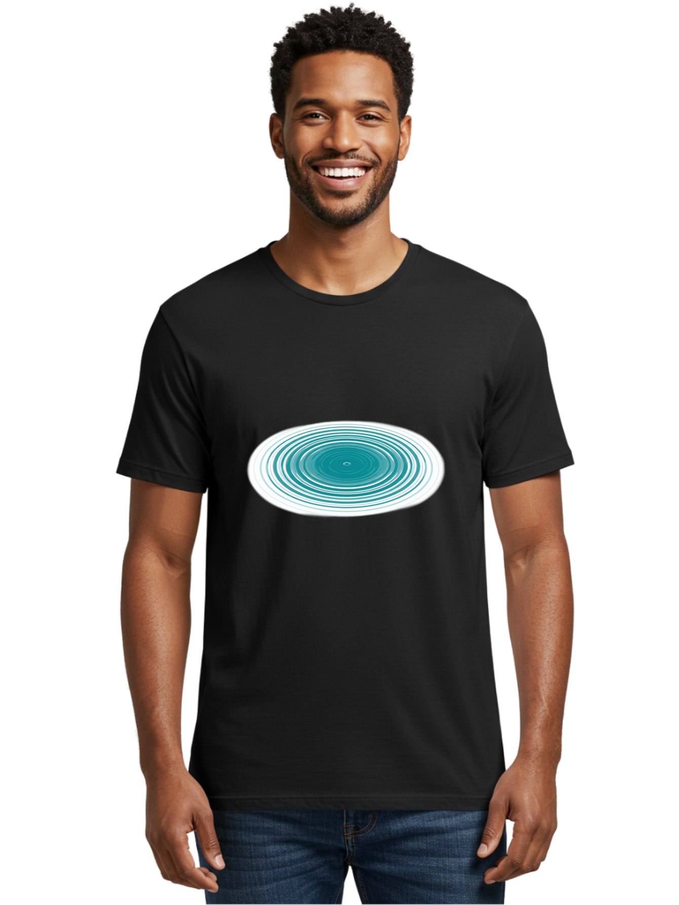 Ripple-Effect Men'S Graphic Tee, 100% Cotton, Comfortable Casual Summer Wear, Machine Washable, Vintage Camera, Old Camera, Antique Camera, Black Camera, Classic Photography, Photography Equipment, Nostalgic Device, Film Camera, Camera Art Ban319