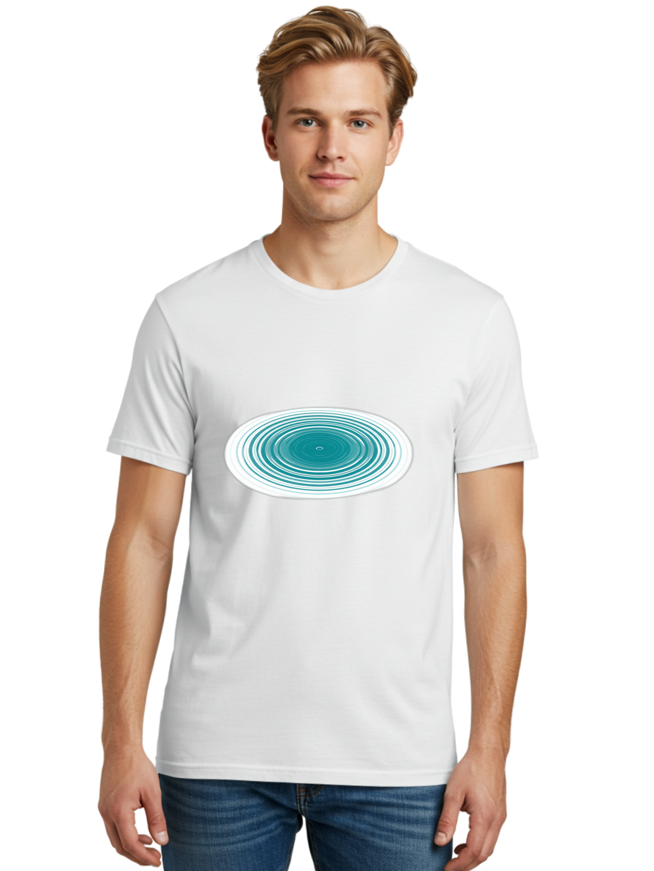 Ripple-Effect Men'S Graphic Tee, 100% Cotton, Comfortable Casual Summer Wear, Machine Washable, Vintage Camera, Old Camera, Antique Camera, Black Camera, Classic Photography, Photography Equipment, Nostalgic Device, Film Camera, Camera Art Ban319