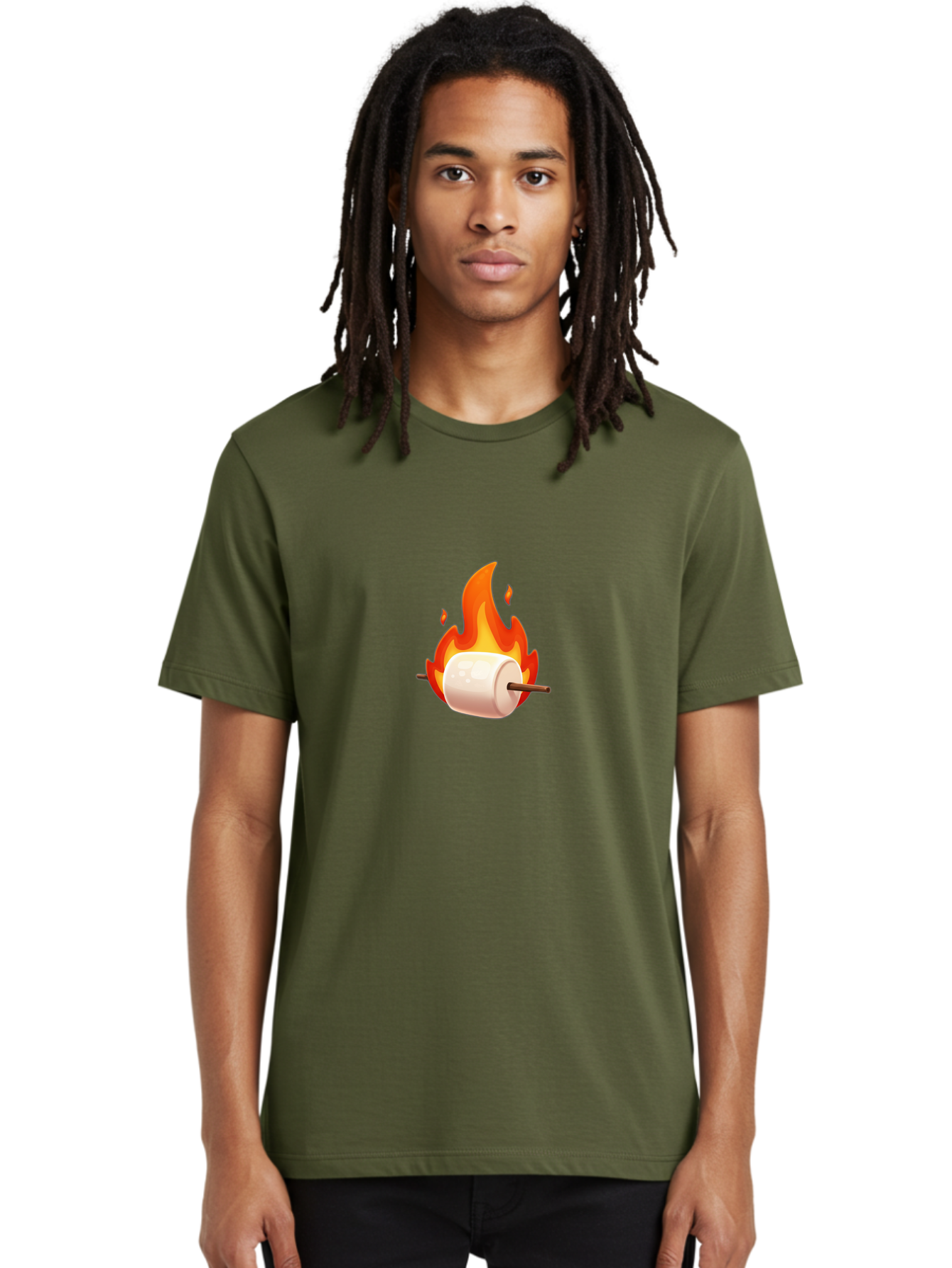 Roasting-Marshmallow Men'S Graphic Tee, 100% Cotton, Comfortable Casual Summer Wear, Machine Washable, Vintage Camera, Old Camera, Antique Camera, Black Camera, Classic Photography, Photography Equipment, Nostalgic Device, Film Camera, Ban322