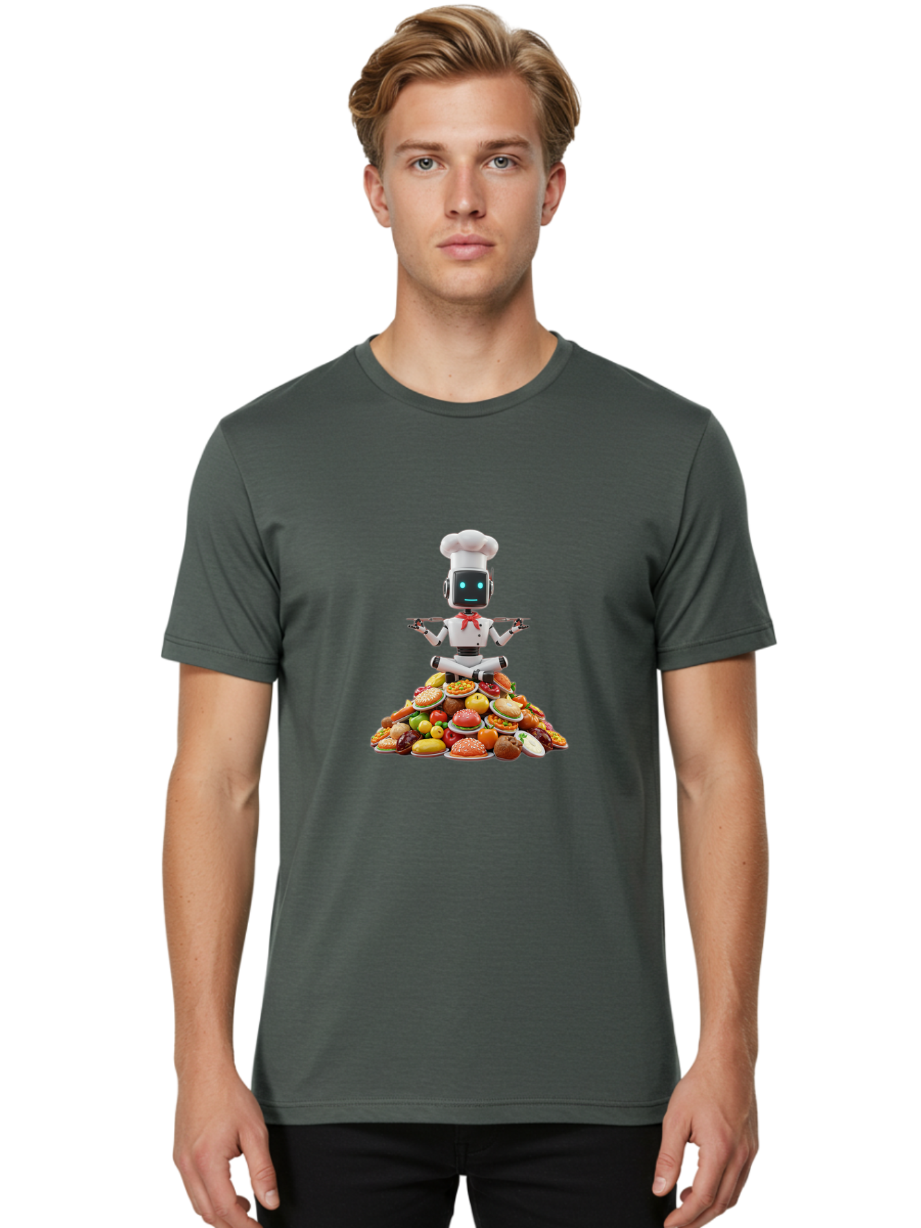 Robot-Chef Men'S Graphic Tee, 100% Cotton, Comfortable Casual Summer Wear, Machine Washable, Vintage Camera, Old Camera, Antique Camera, Black Camera, Classic Photography, Photography Equipment, Nostalgic Device, Film Camera, Camera Art Ban333